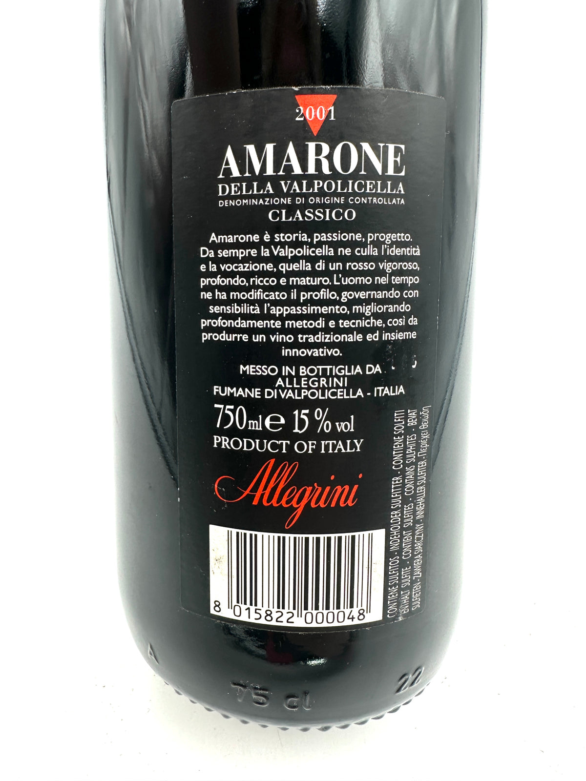 2001 - Allegrini - Amarone della Valpolicella Classico