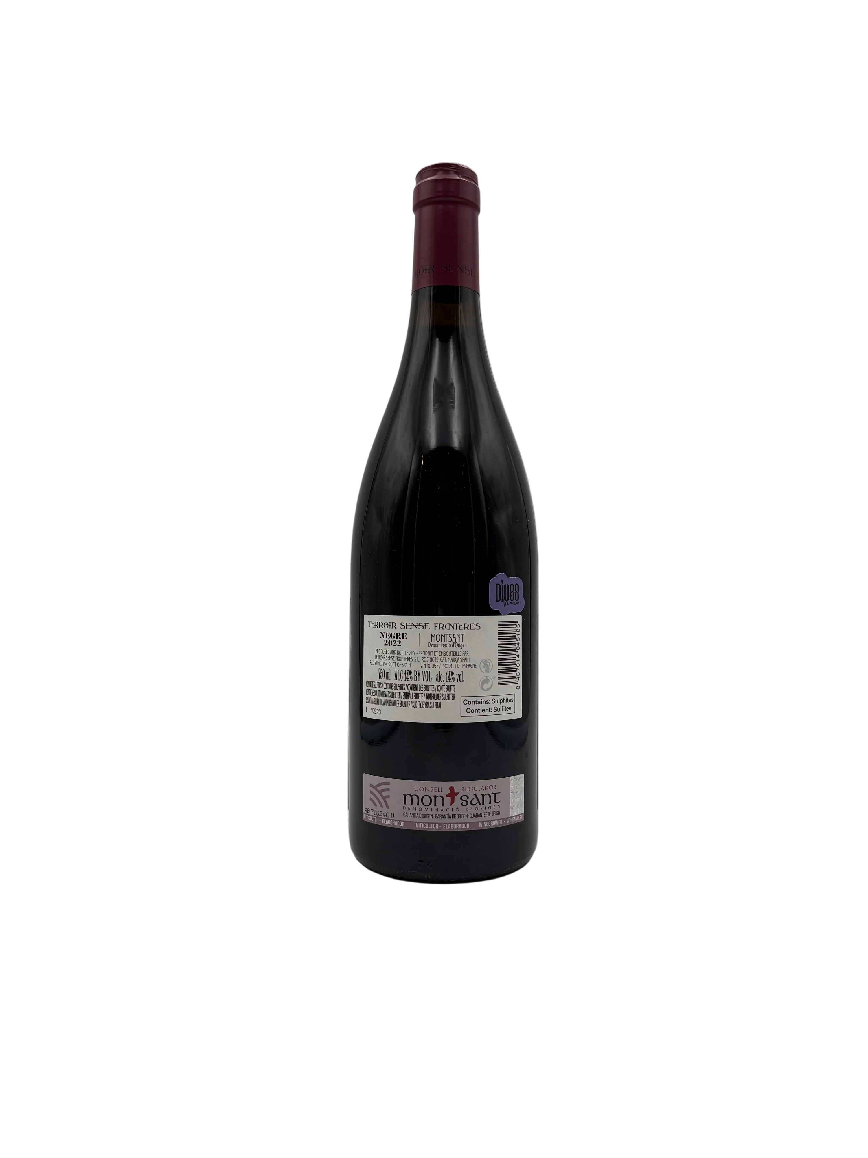 2022 - Terroir Sense Fronteres - Negre