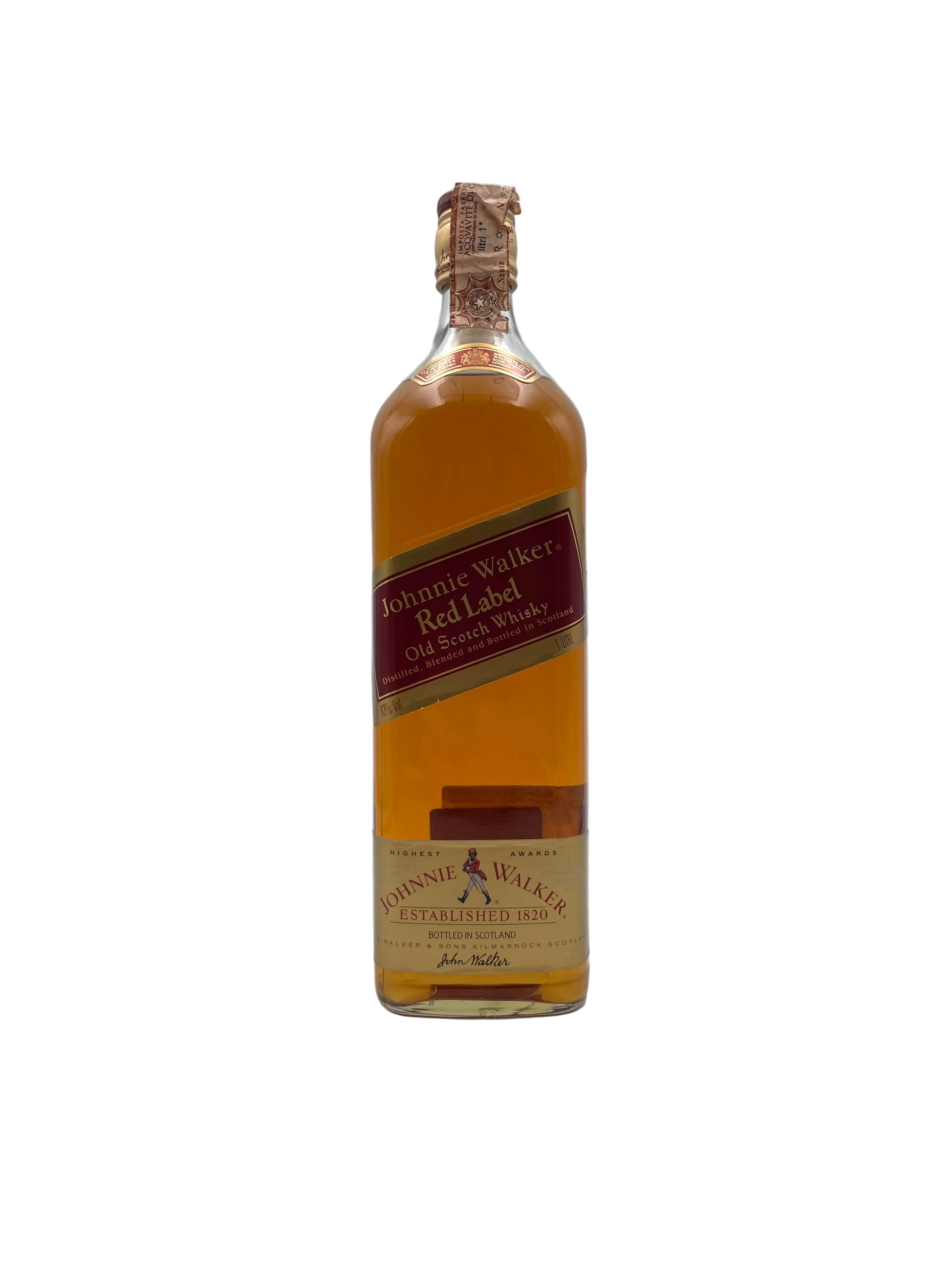 Johnnie Walker - Red Label Old Scotch Whisky - Anni '80s