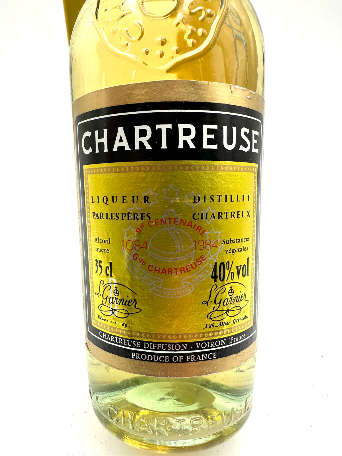 Chartreuse - Yellow Liqueur - 9th Centenary 1084-1984 - 0.35L