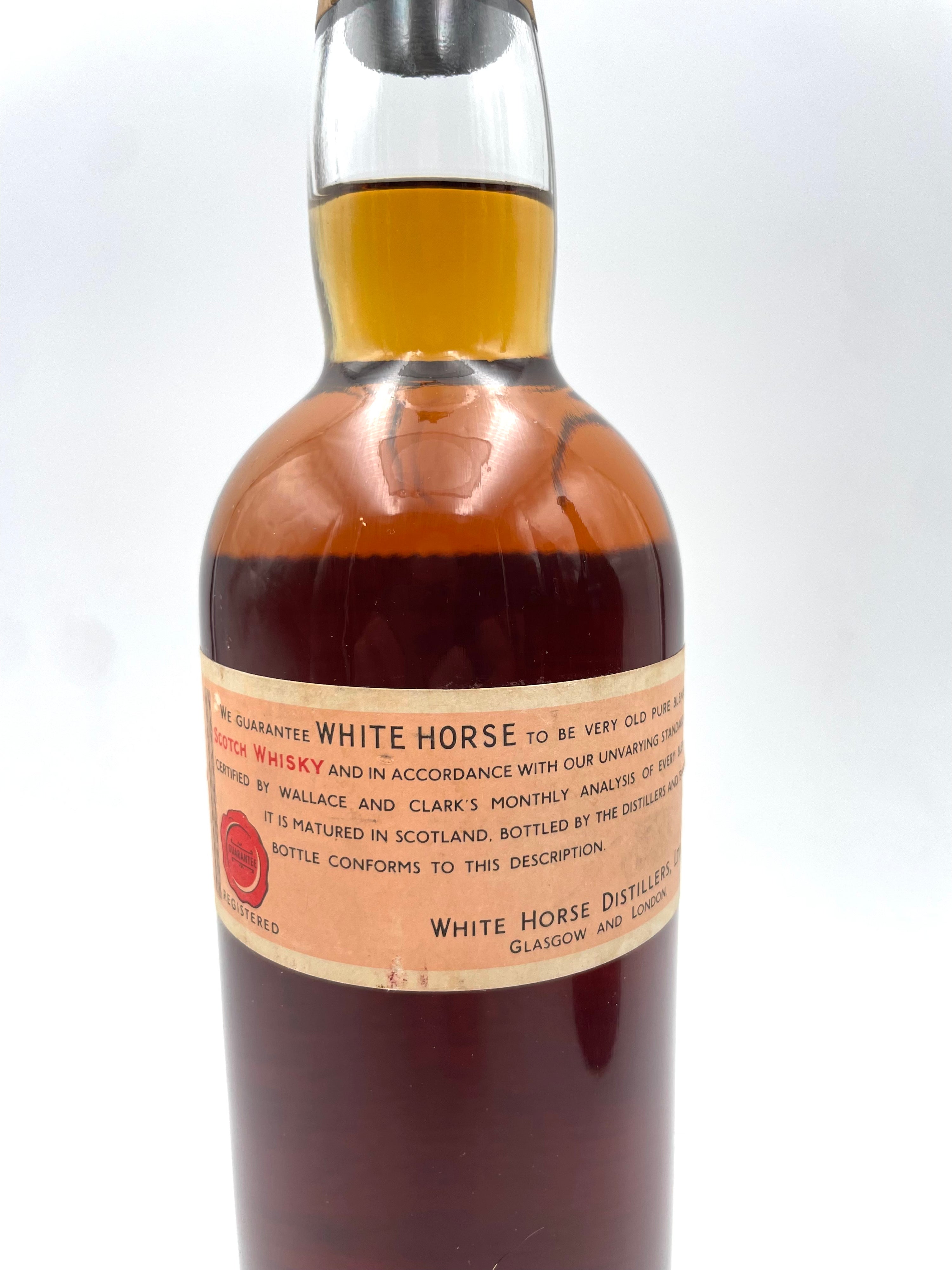 White Horse - Blended Scotch Whisky Spring Cap - 1960s