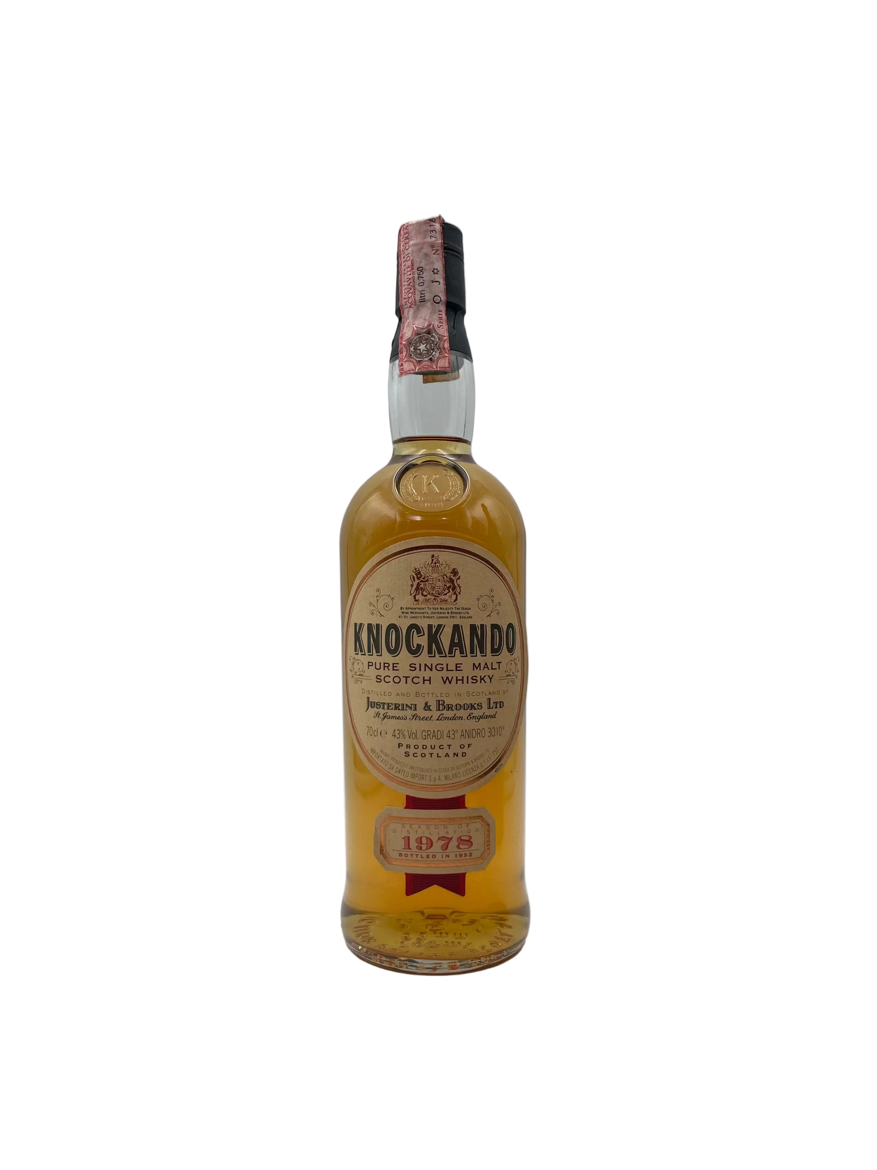 1978 - Knockando - 14 YO Pure Single Malt Scotch Whisky - Bottl. 1992