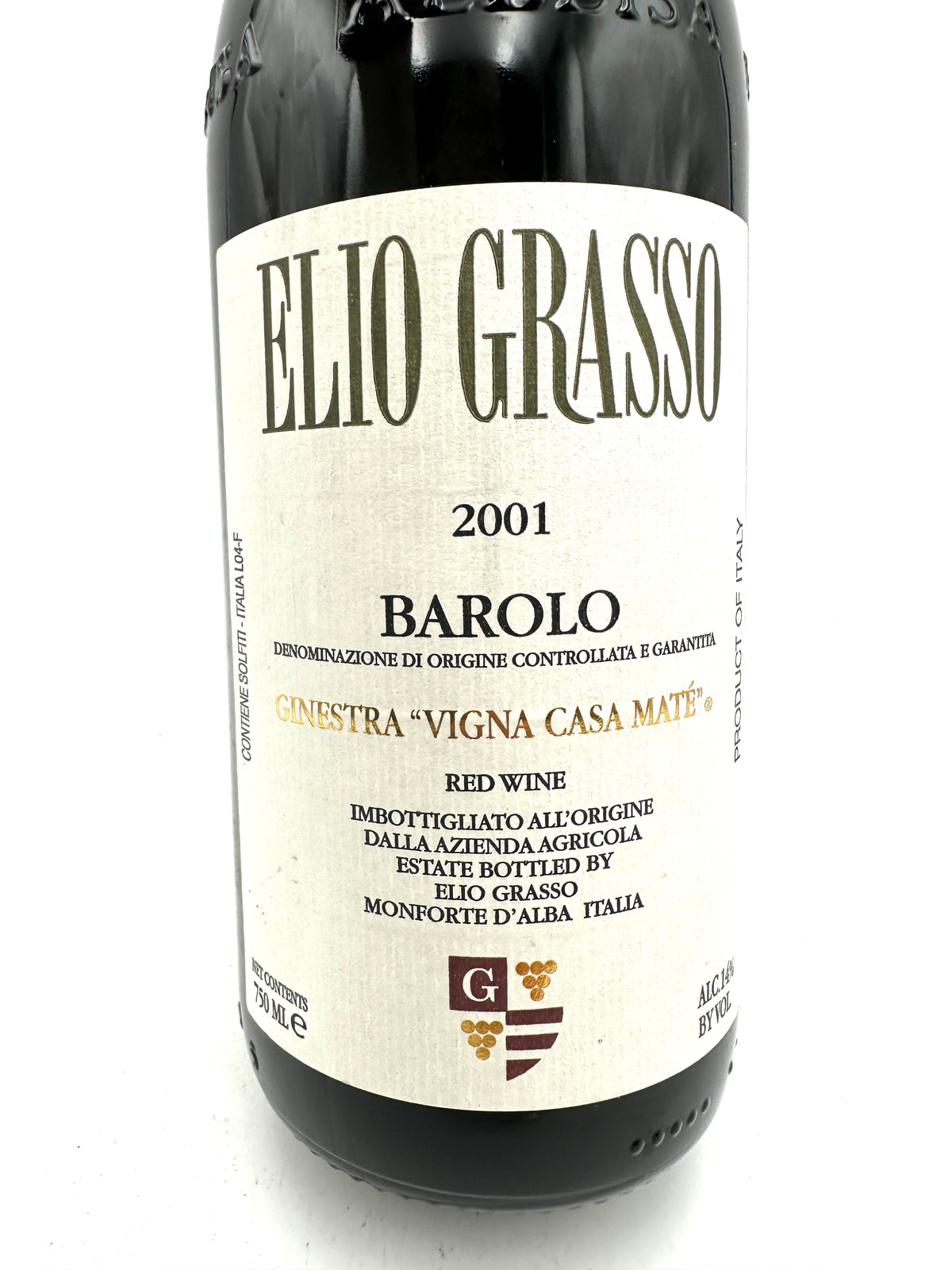 2001 - Elio Grasso - Barolo Ginestra Casa Maté