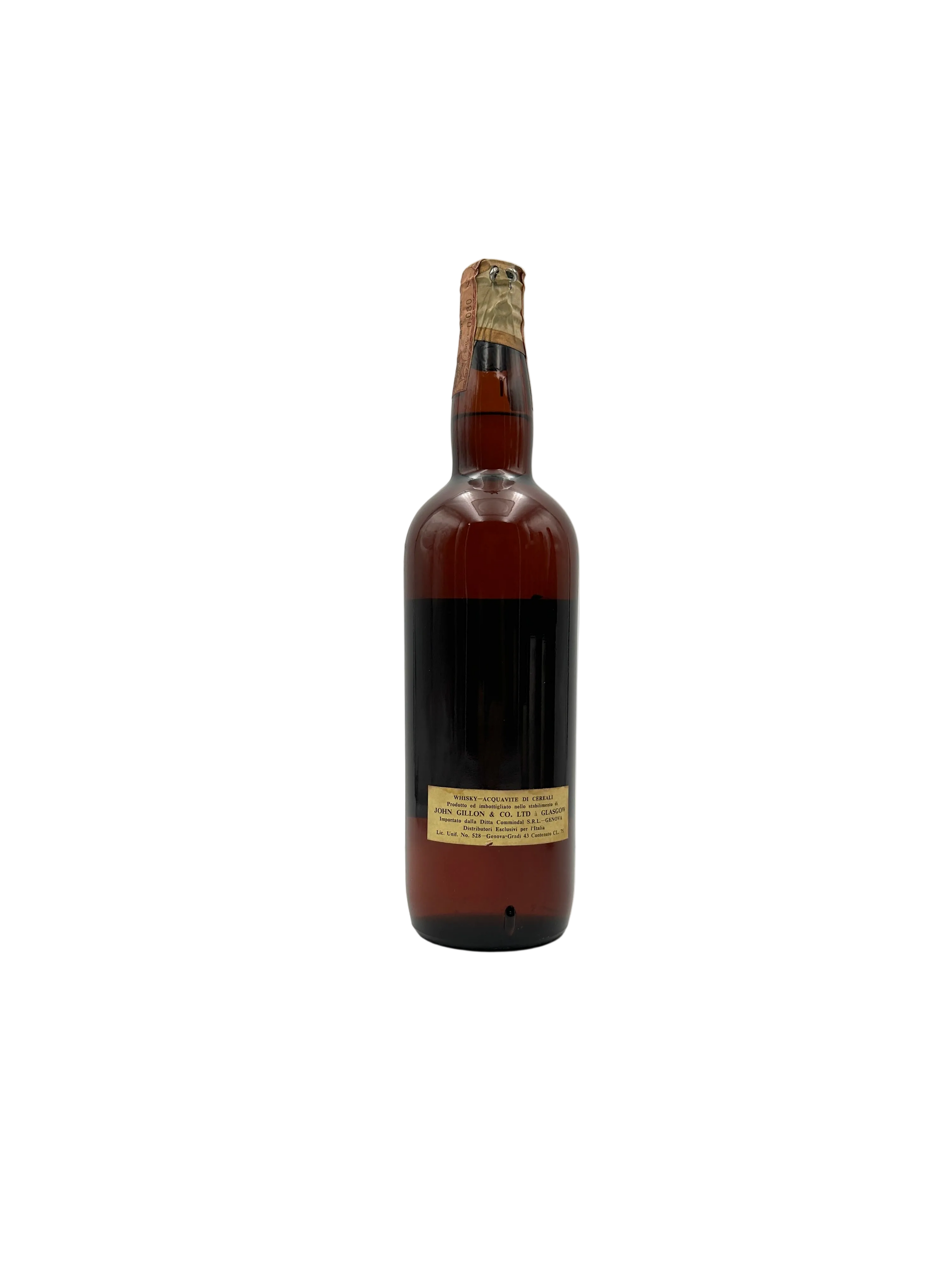 John Gillon - King William IV VOP Scotch Whisky - Spring Cap 1950s