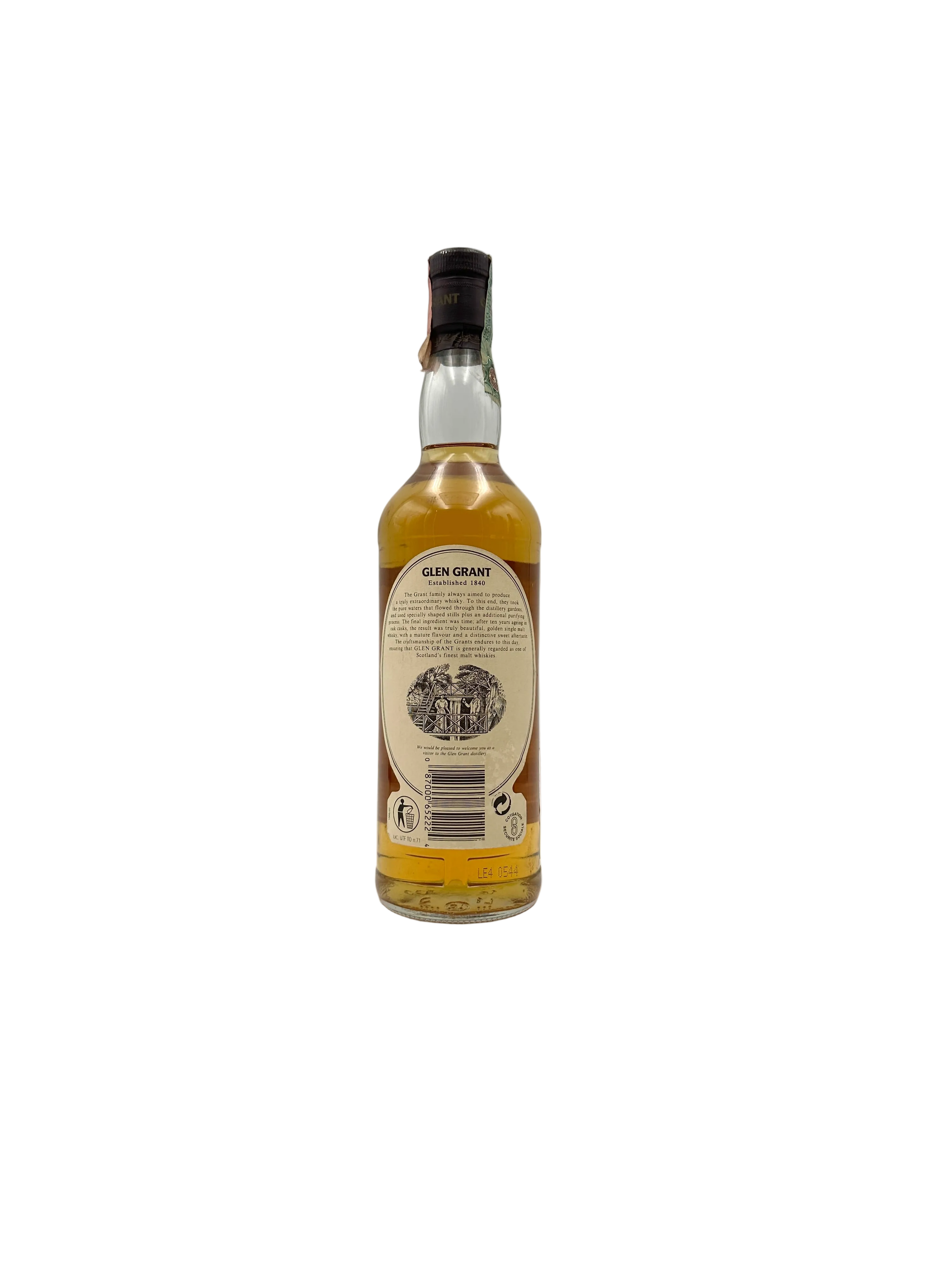 Glen Grant - 10 Years Old Pure Malt Scotch Whisky - 1990s