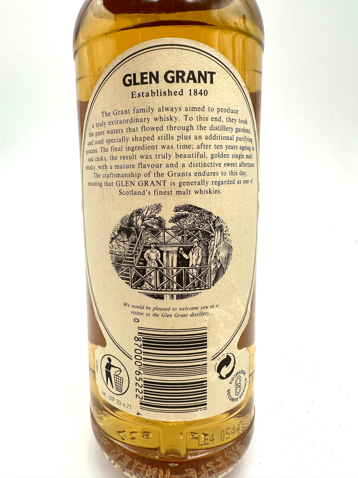 Glen Grant - 10 Years Old Pure Malt Scotch Whisky - 1990s
