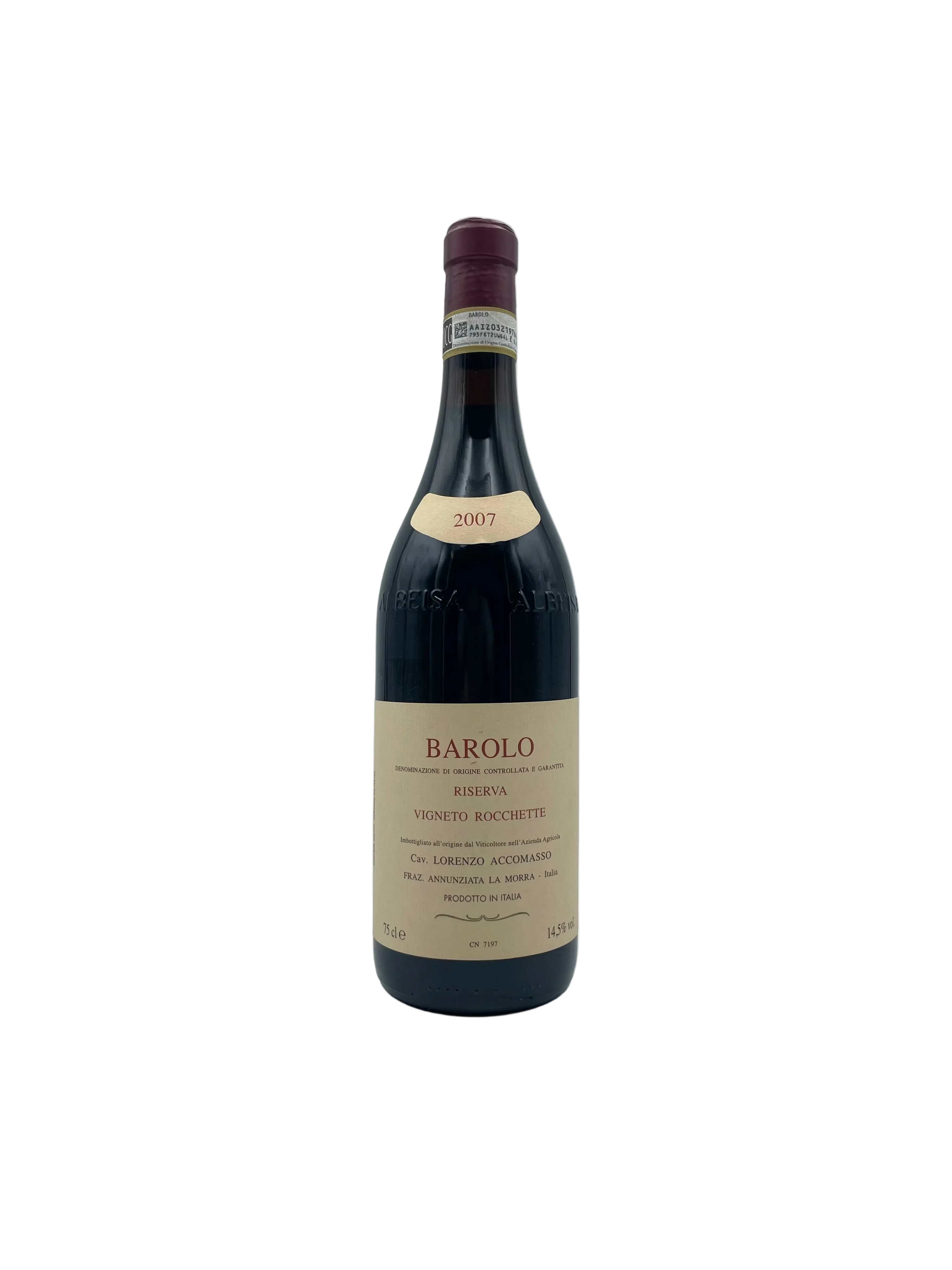 2007 - Cav. Lorenzo Accomasso - Barolo Riserva Vigneto Rocchette