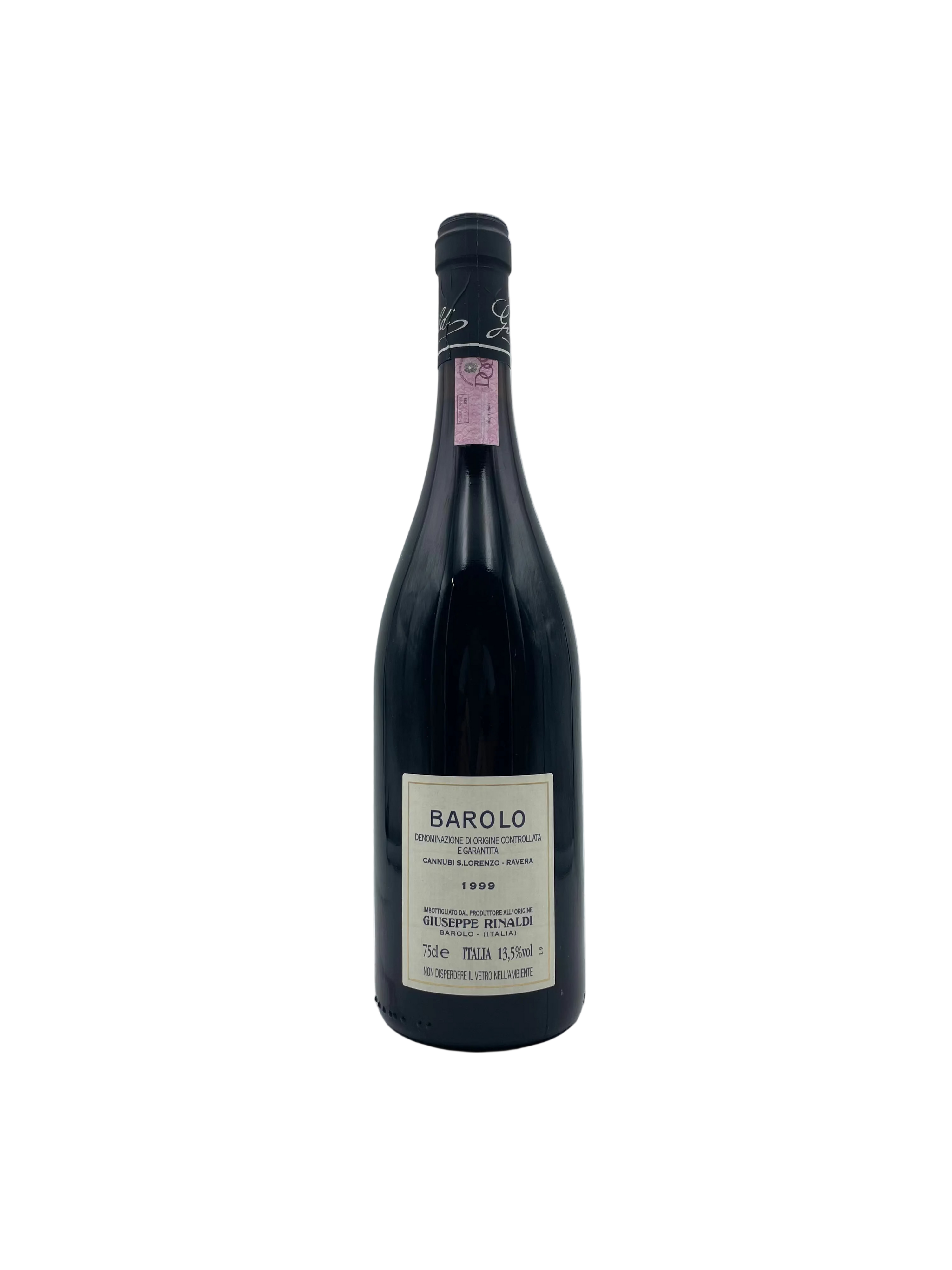 1999 - Giuseppe Rinaldi - Barolo Cannubi S. Lorenzo Ravera