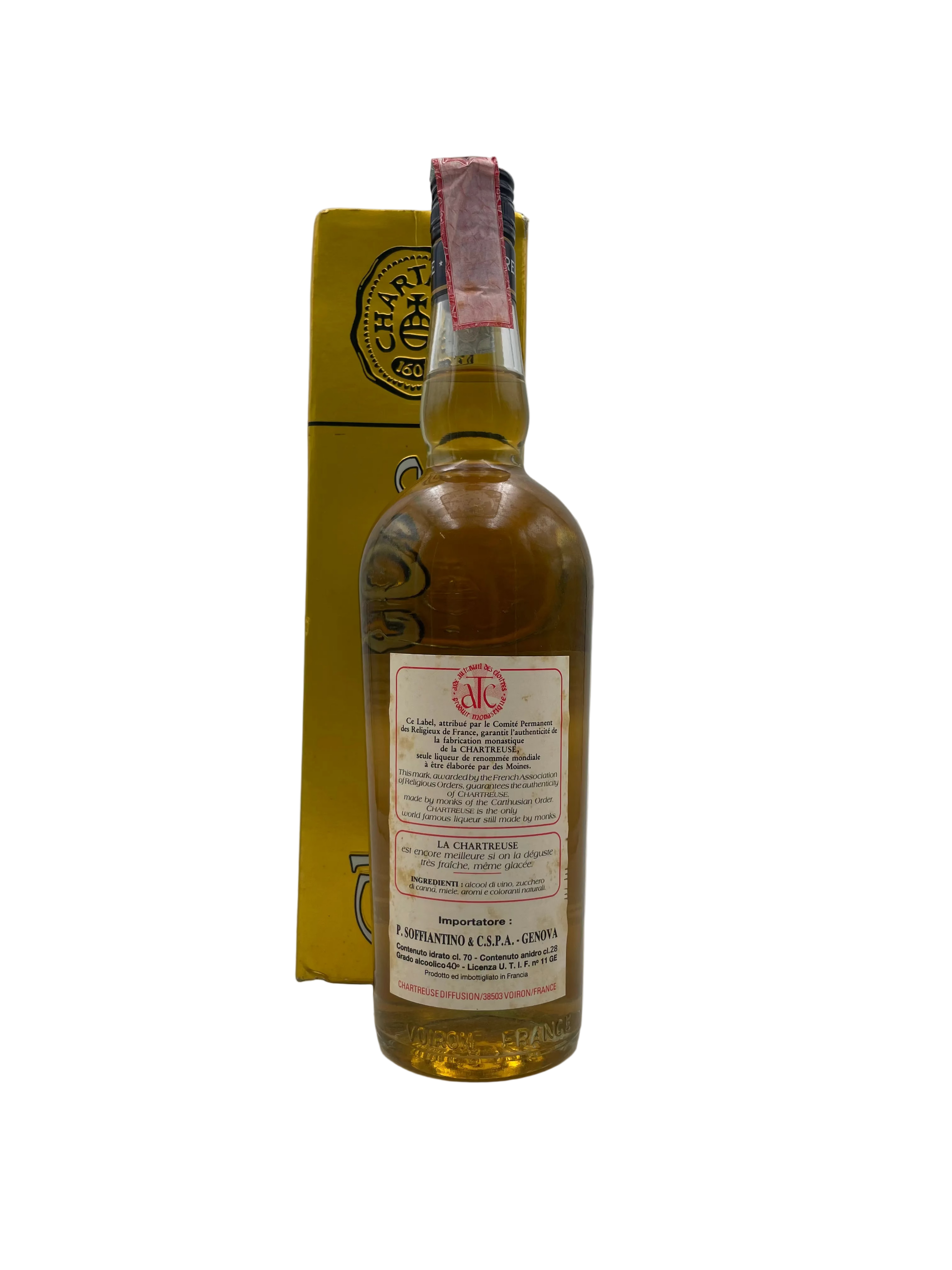 Chartreuse - Jaune - Liqueur - Anni '80s