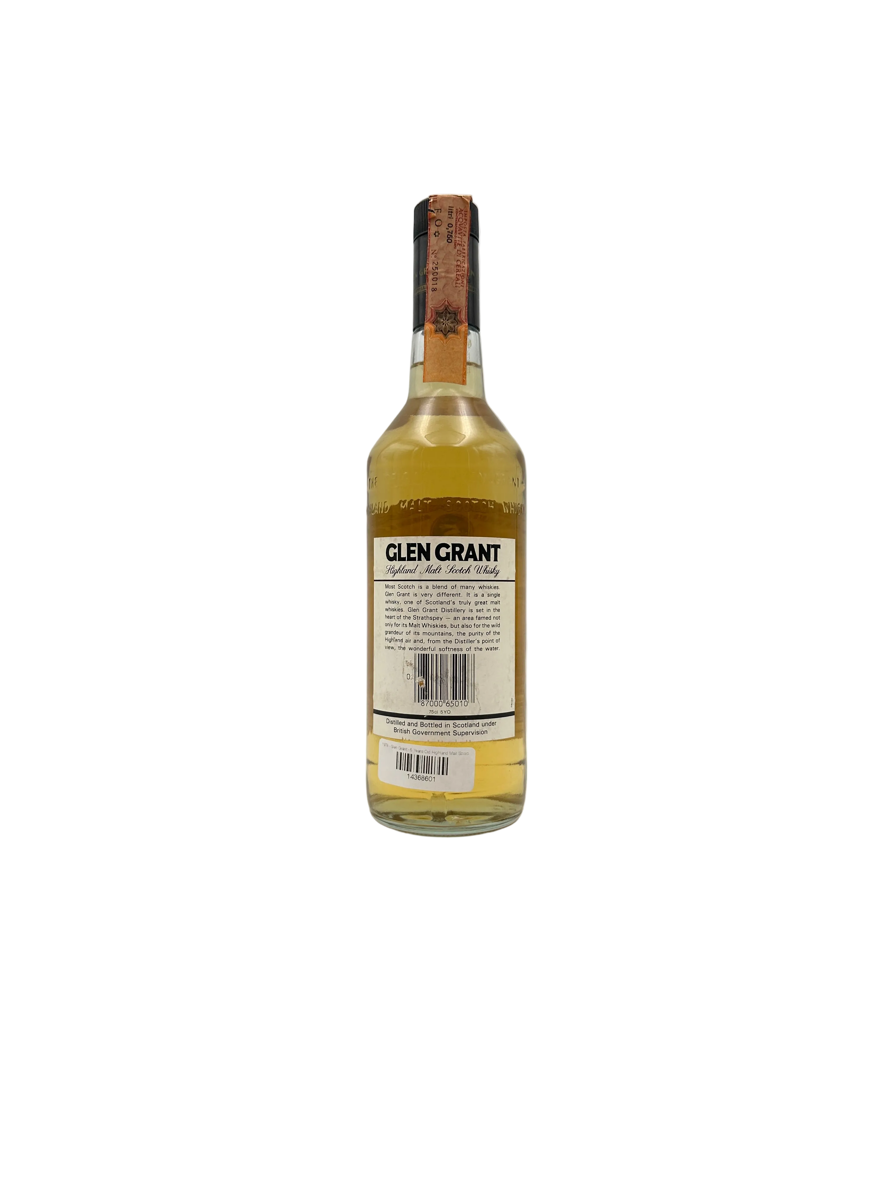 1978 - Glen Grant - 5 Years Old Highland Malt Scotch Whisky