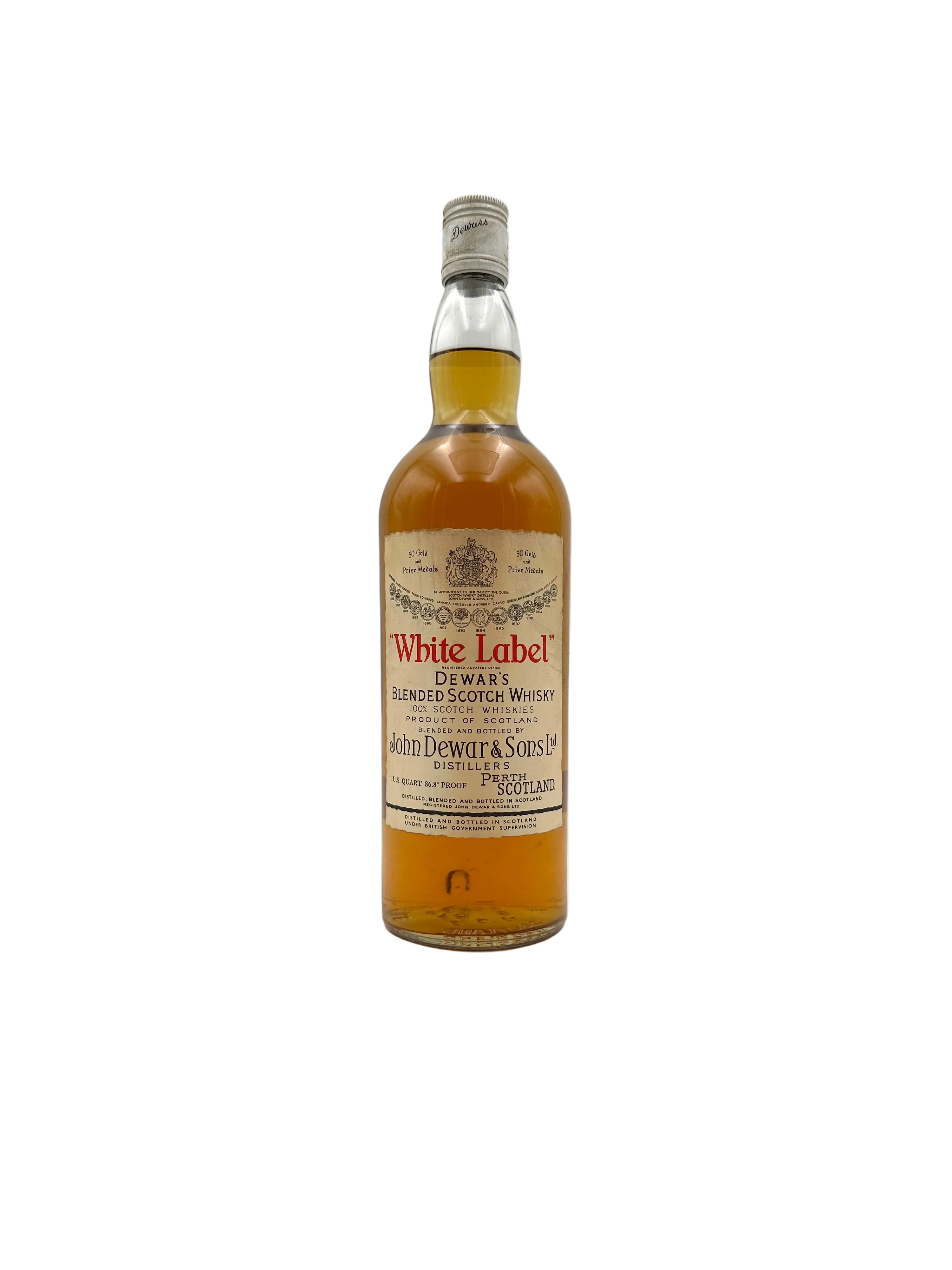 John Dewar's - White Label Blended Scotch Whisky - 1970s