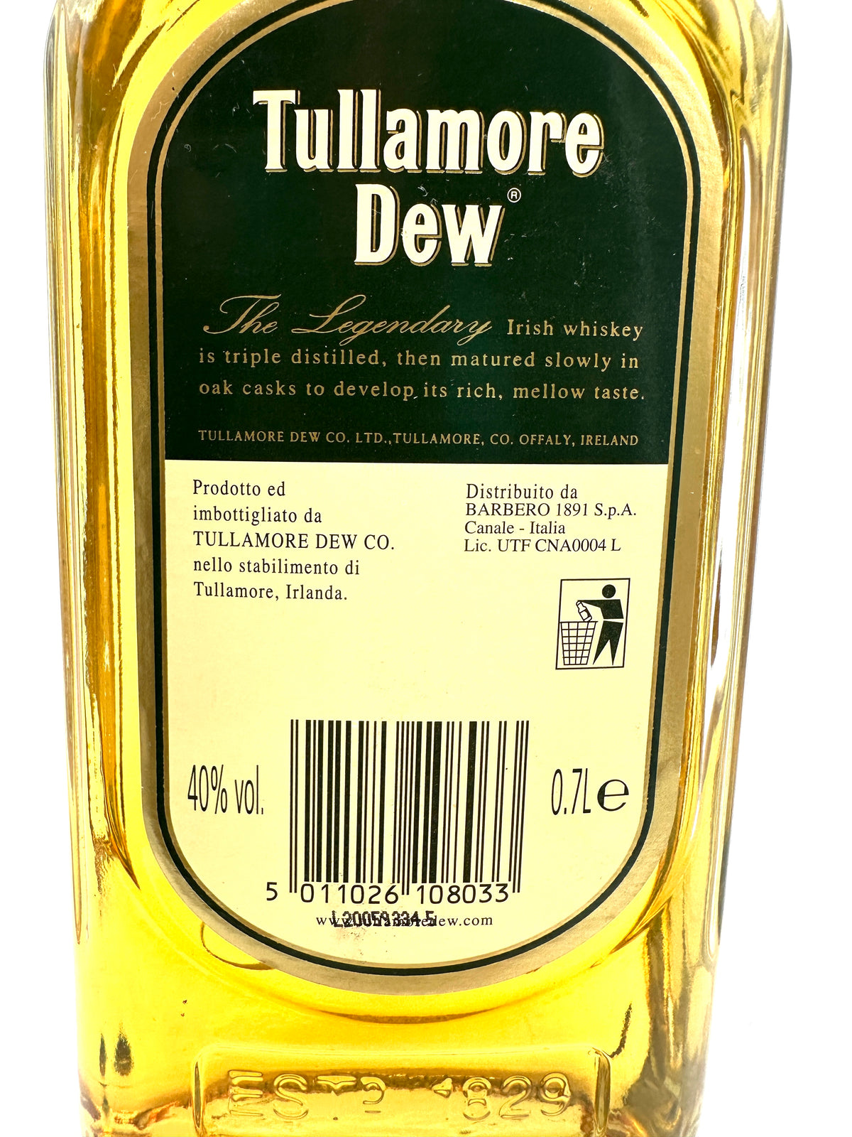Tullamore Dew - The Legendary Irish Whiskey - 2000s