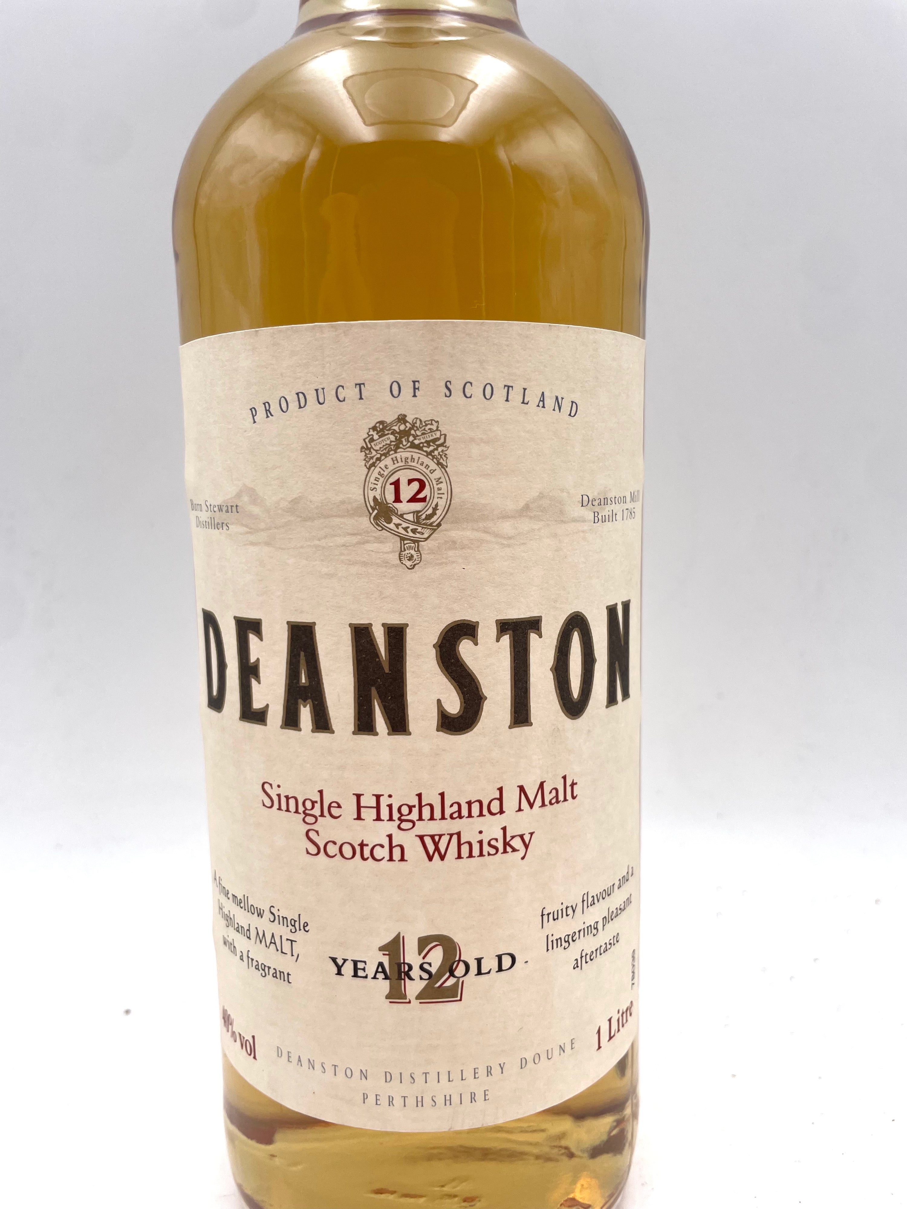 Deanston - 12 YO Single Highland Malt Scotch Whisky - 1990s
