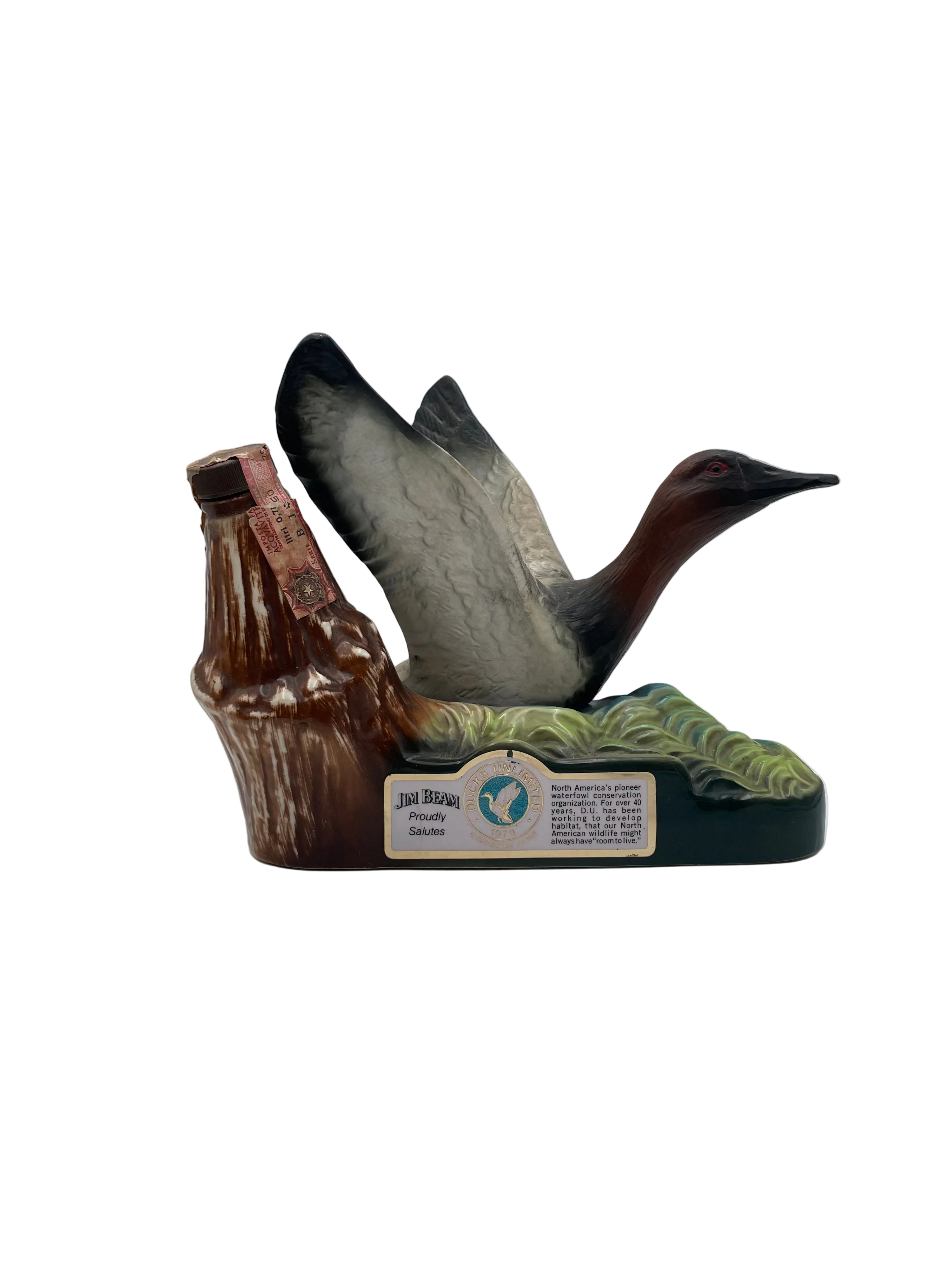 1979 - Jim Beam - 100 Months Old Kentucky Straigth Finest Bourbon Whiskey - Ducks Unlimited - Anni '80s