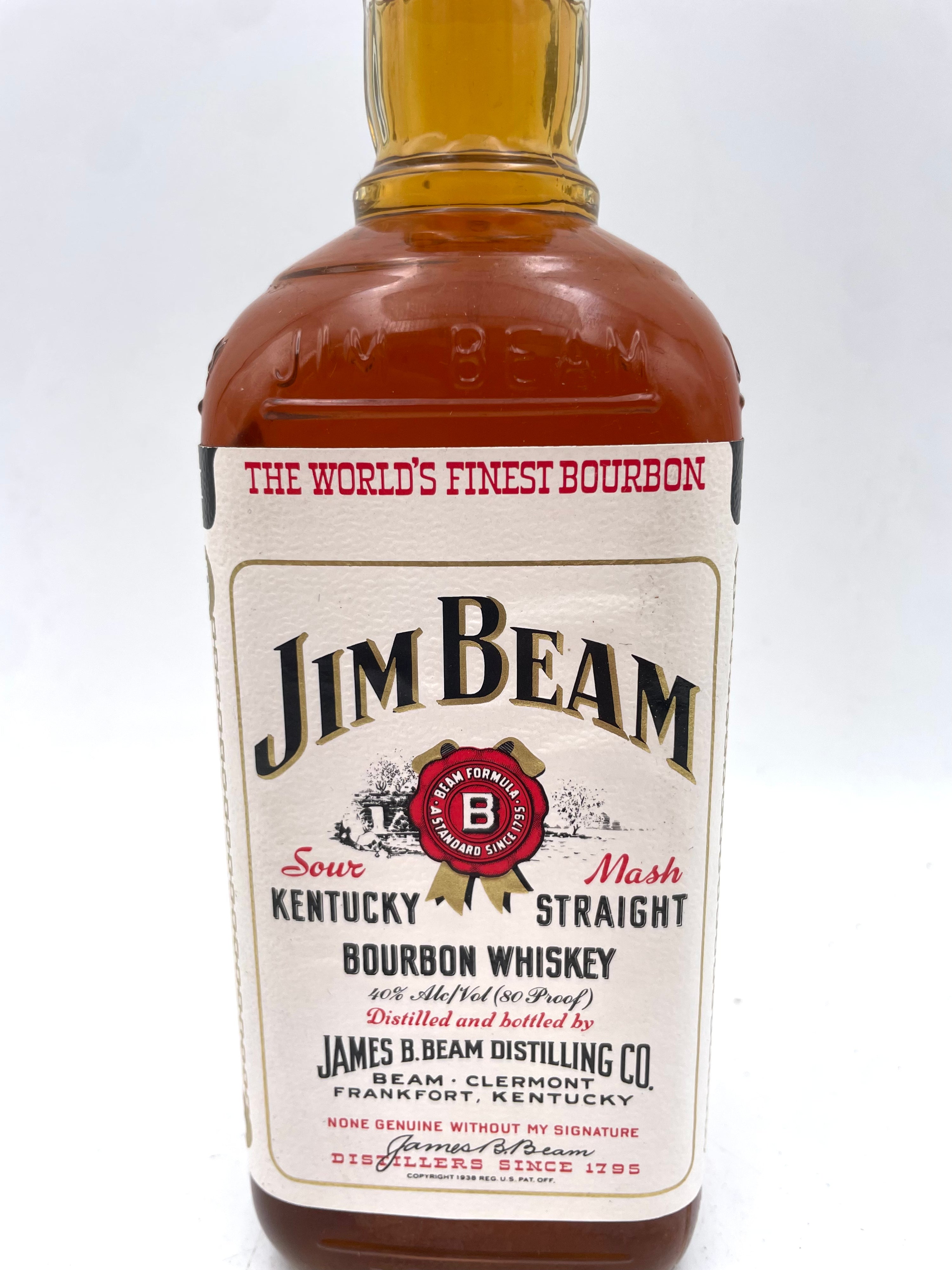 Jim Beam - Kentucky Straight Bourbon Whiskey - Bottled 1990