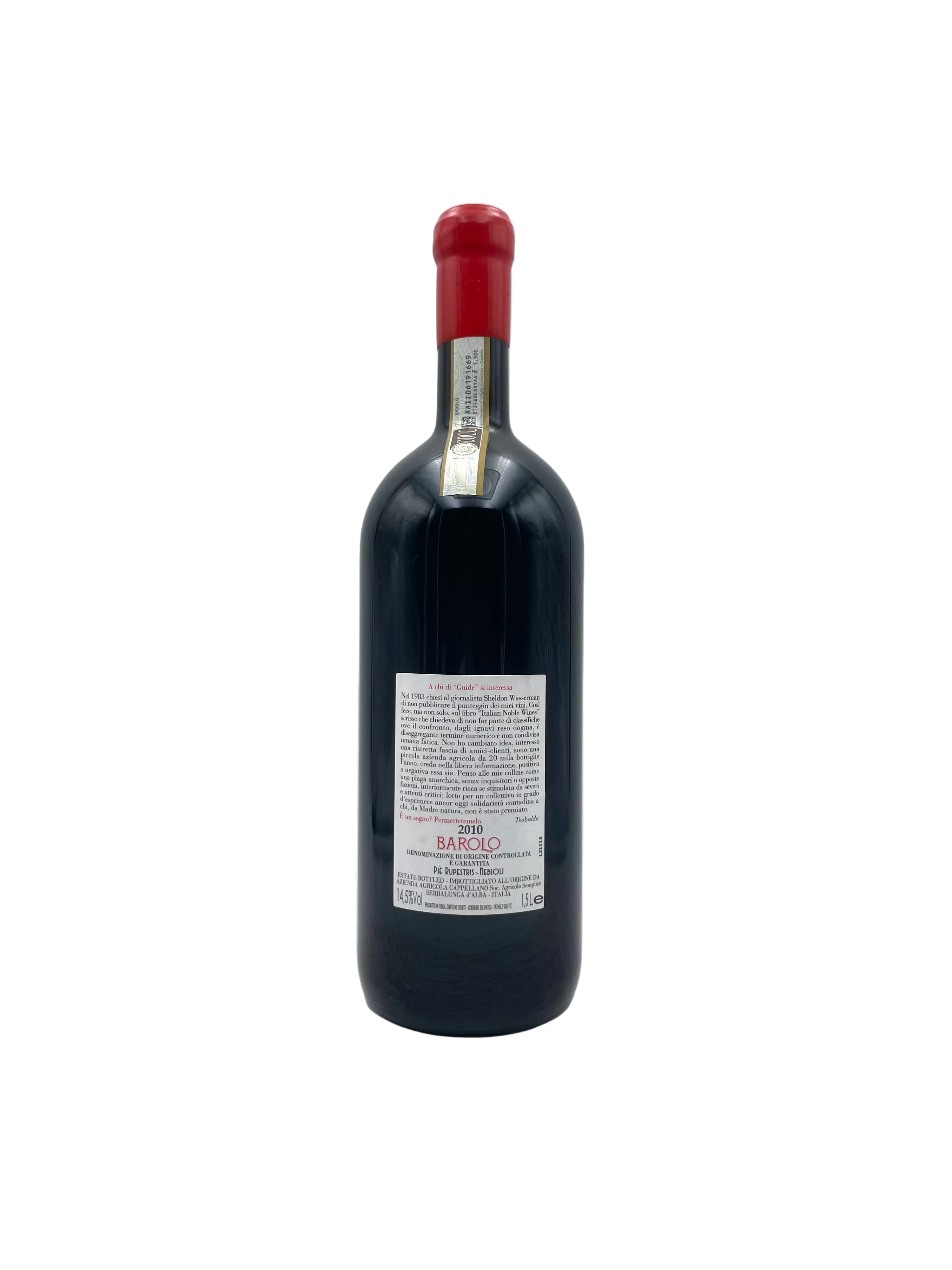 2010 - Cappellano - Barolo Otin Fiorin Piè Rupestris - Magnum