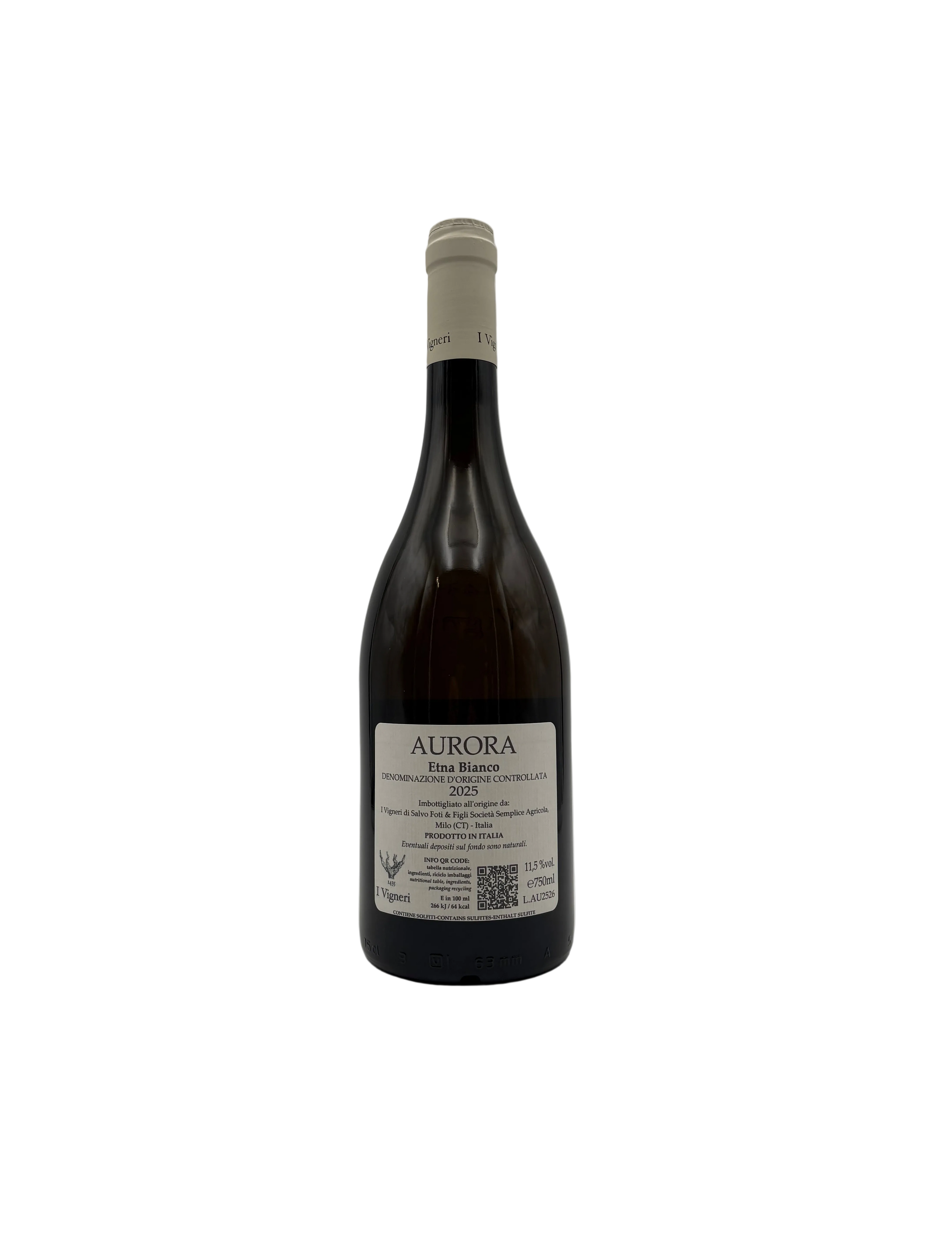 2025 - I Vigneri di Salvo Foti & Figli - Etna Bianco Aurora