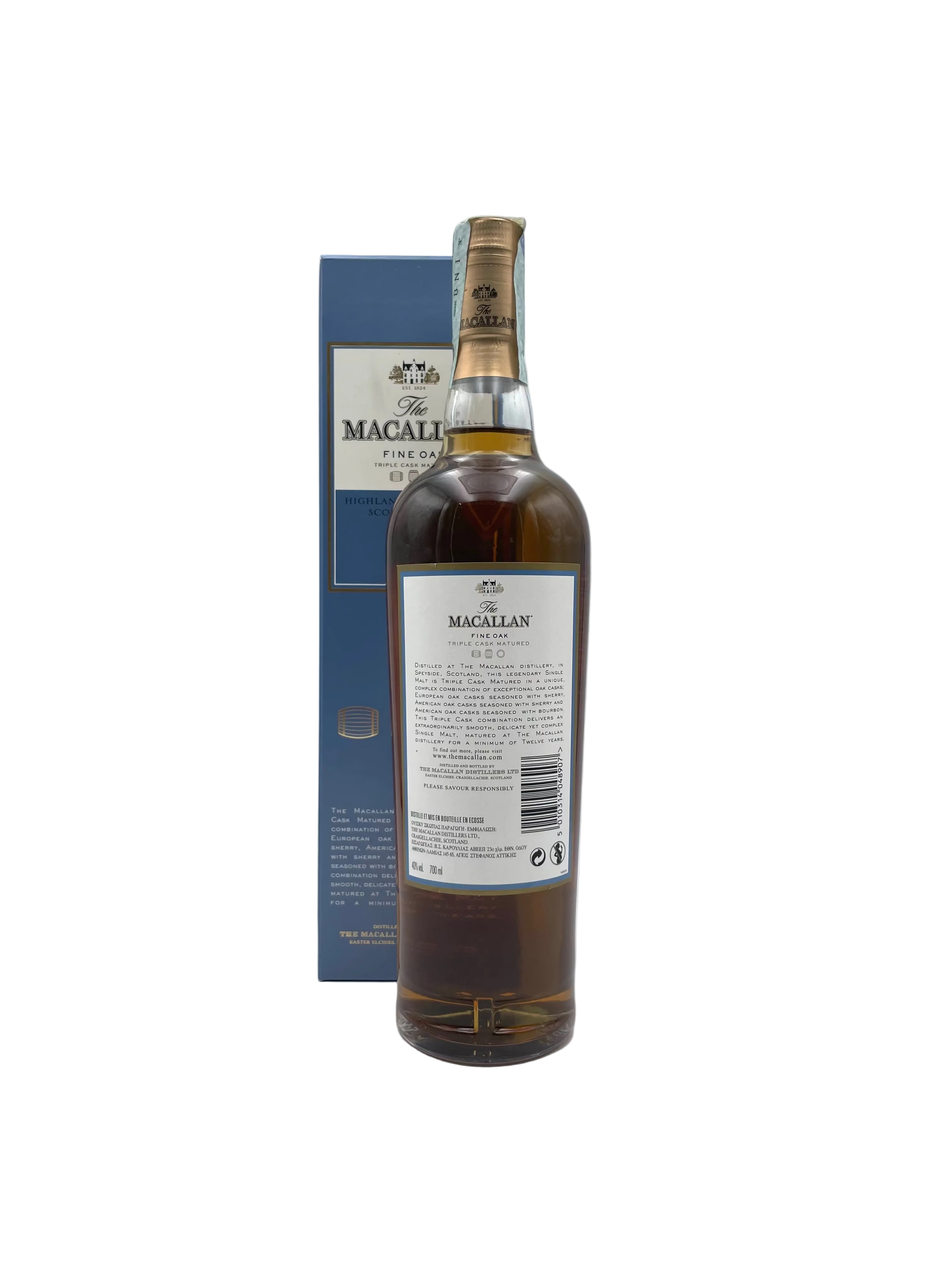 Macallan - 12 YO Fine Oak Highland Single Malt Scotch Whisky - Anni '00s
