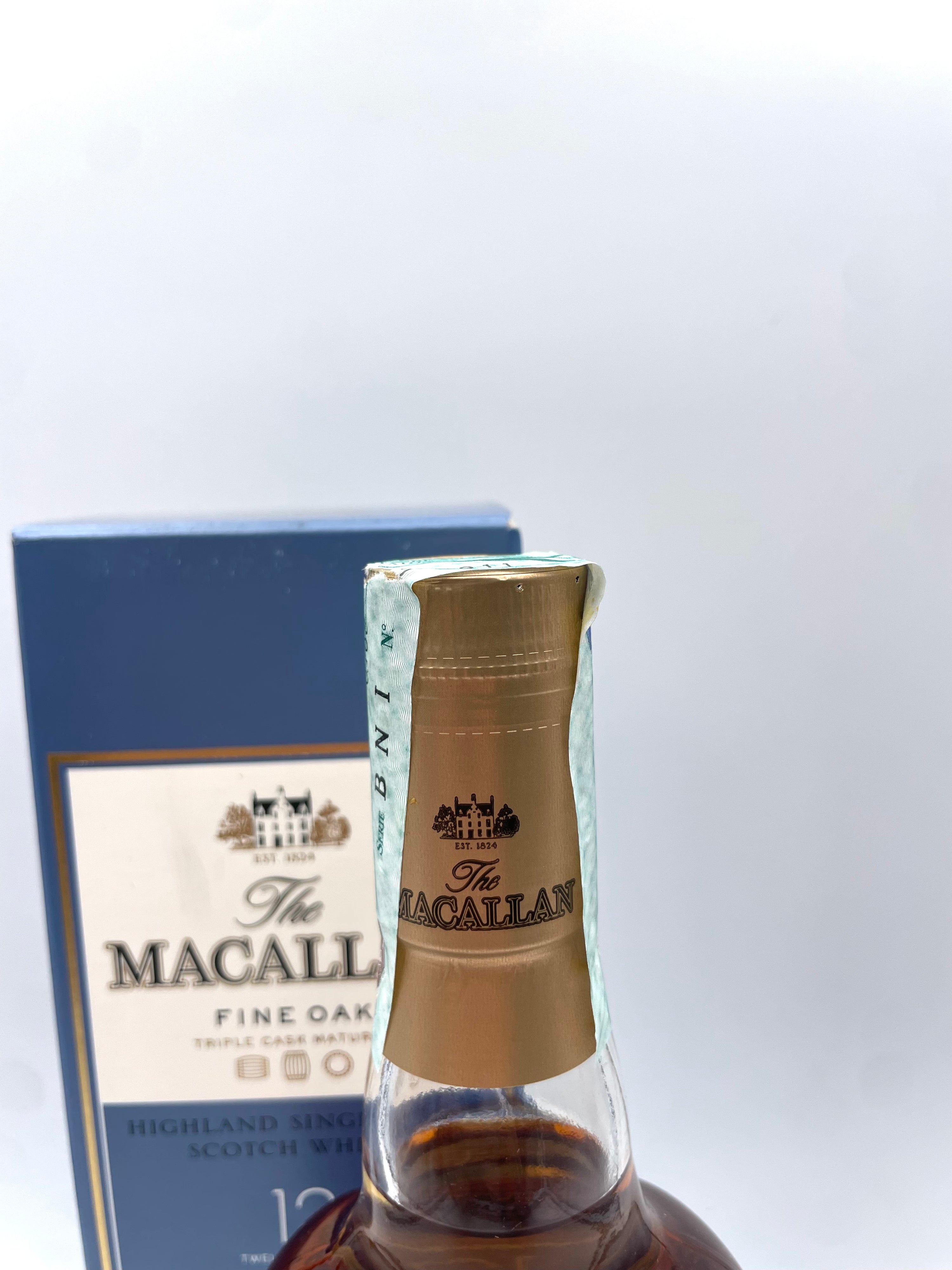 Macallan - 12 YO Fine Oak Highland Single Malt Scotch Whisky - 2000s