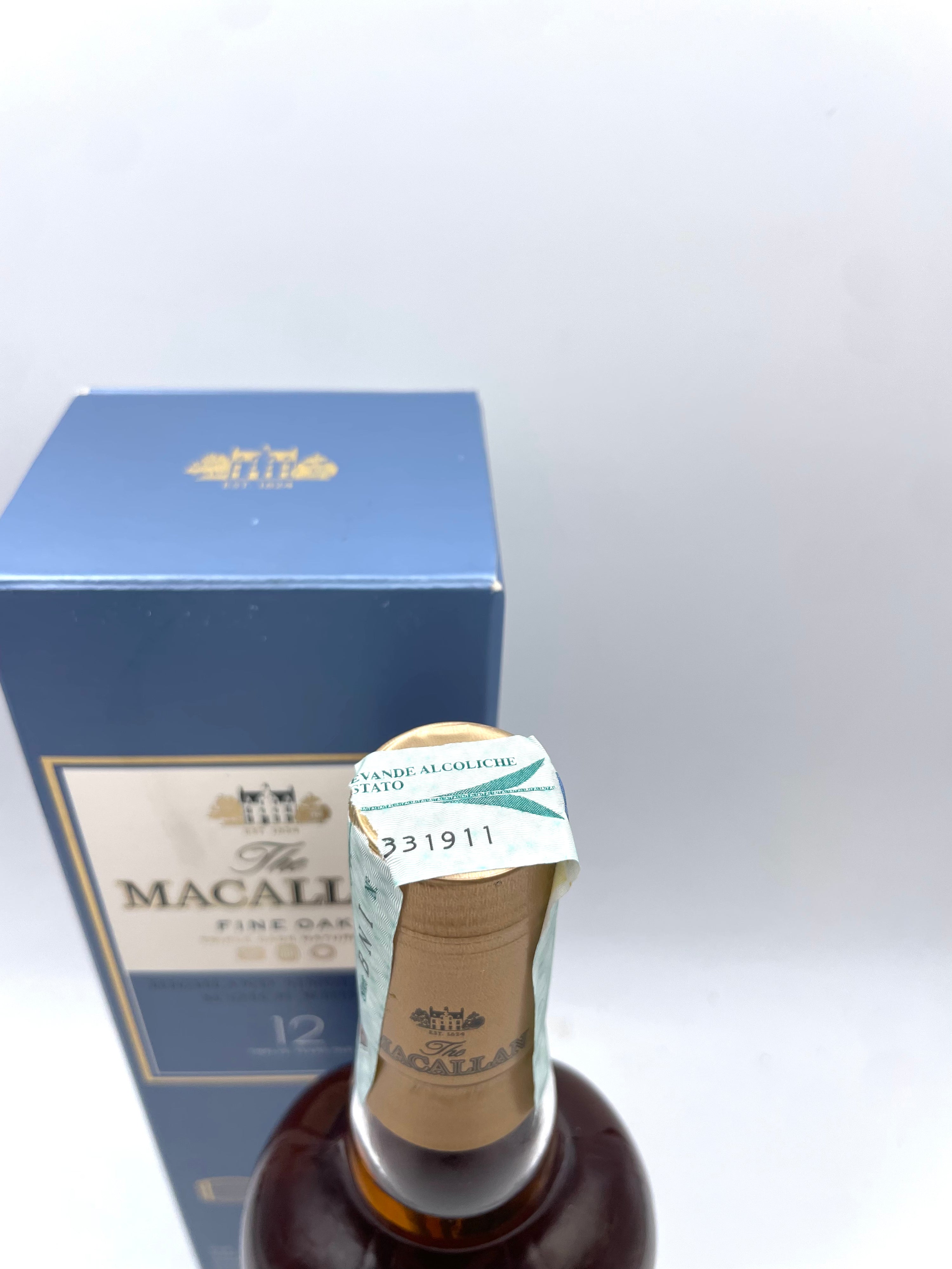 Macallan - 12 YO Fine Oak Highland Single Malt Scotch Whisky - 2000s