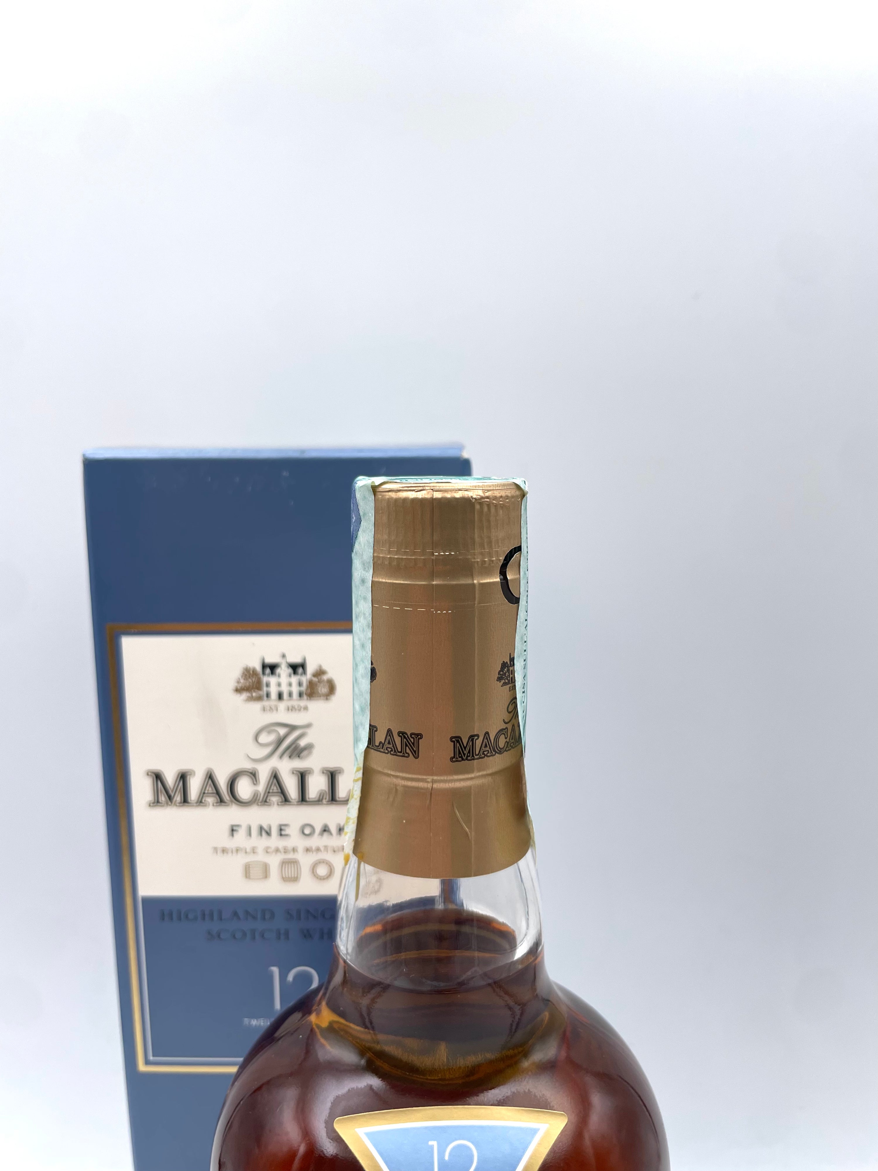 Macallan - 12 YO Fine Oak Highland Single Malt Scotch Whisky - 2000s