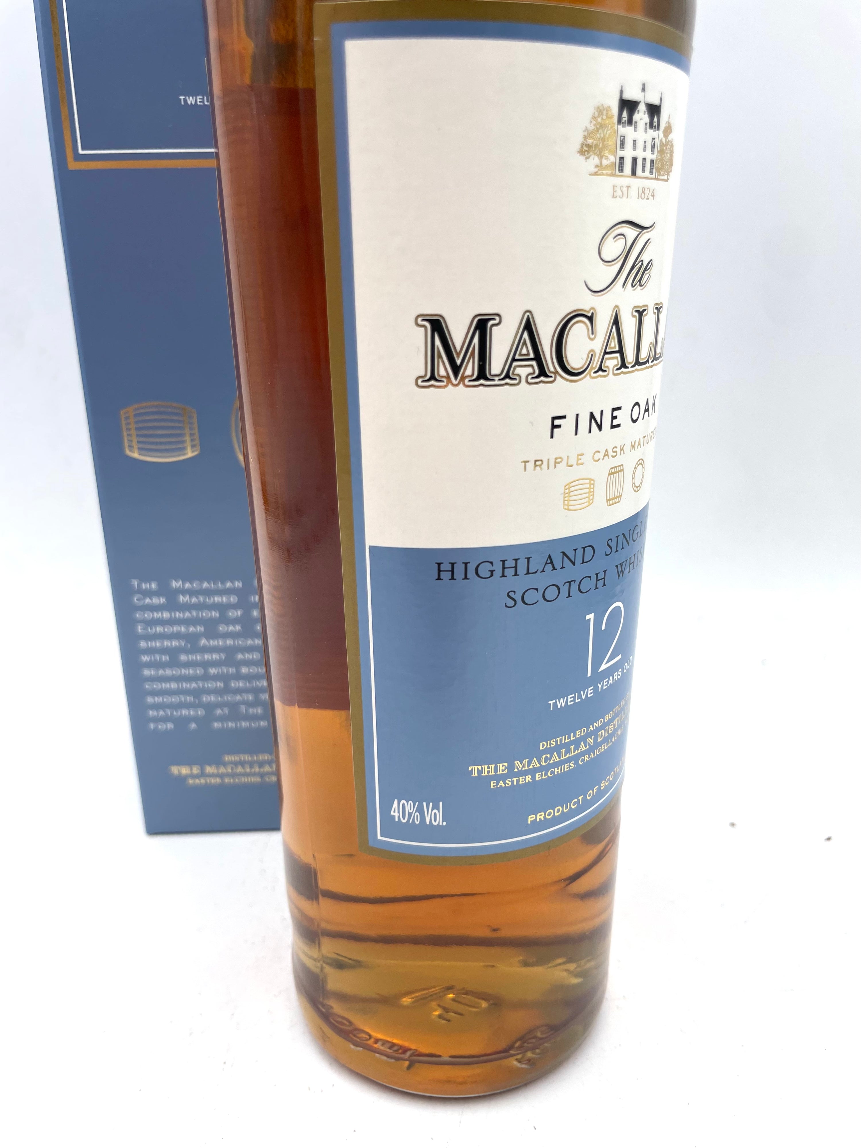 Macallan - 12 YO Fine Oak Highland Single Malt Scotch Whisky - 2000s