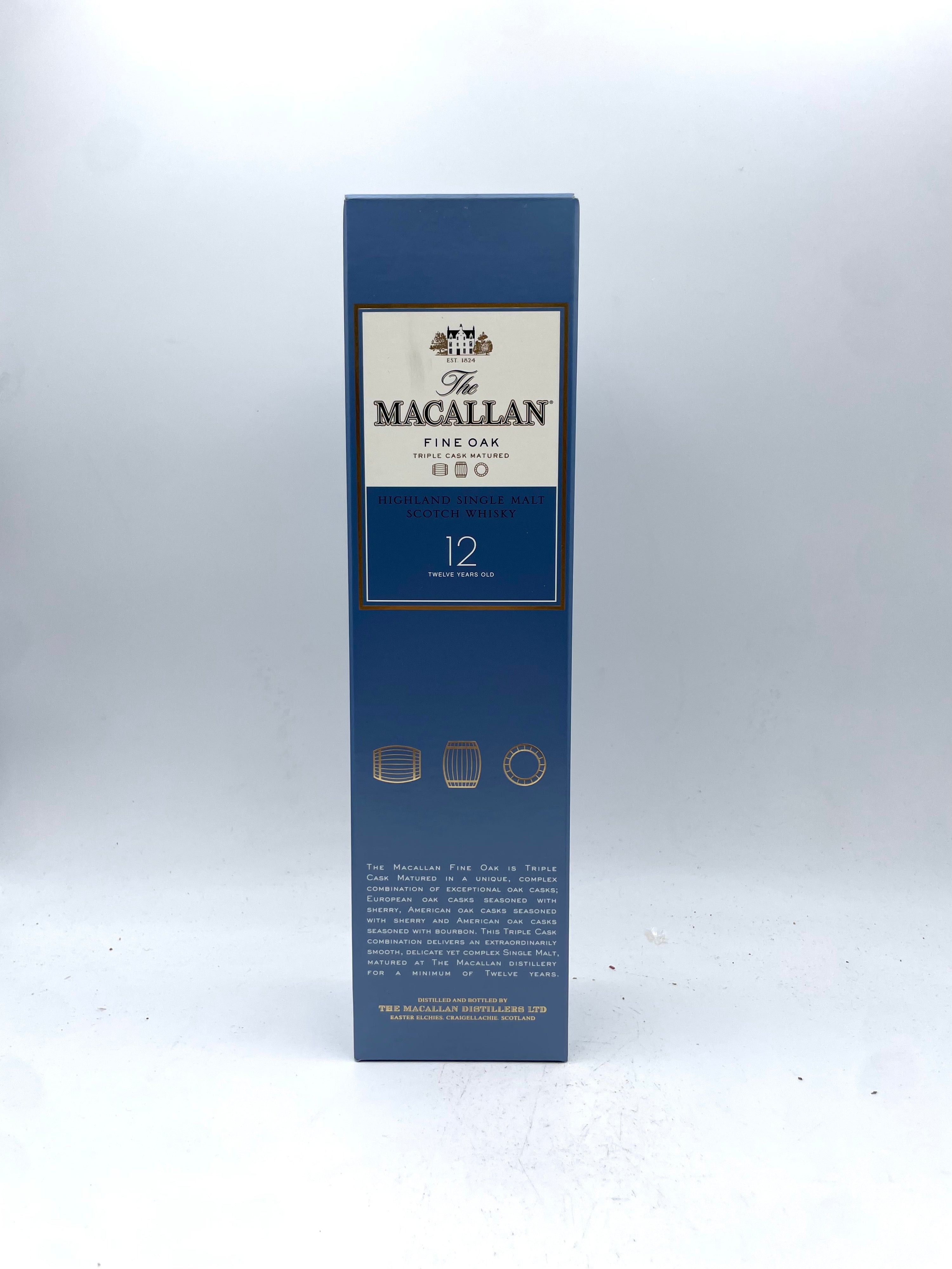 Macallan - 12 YO Fine Oak Highland Single Malt Scotch Whisky - 2000s