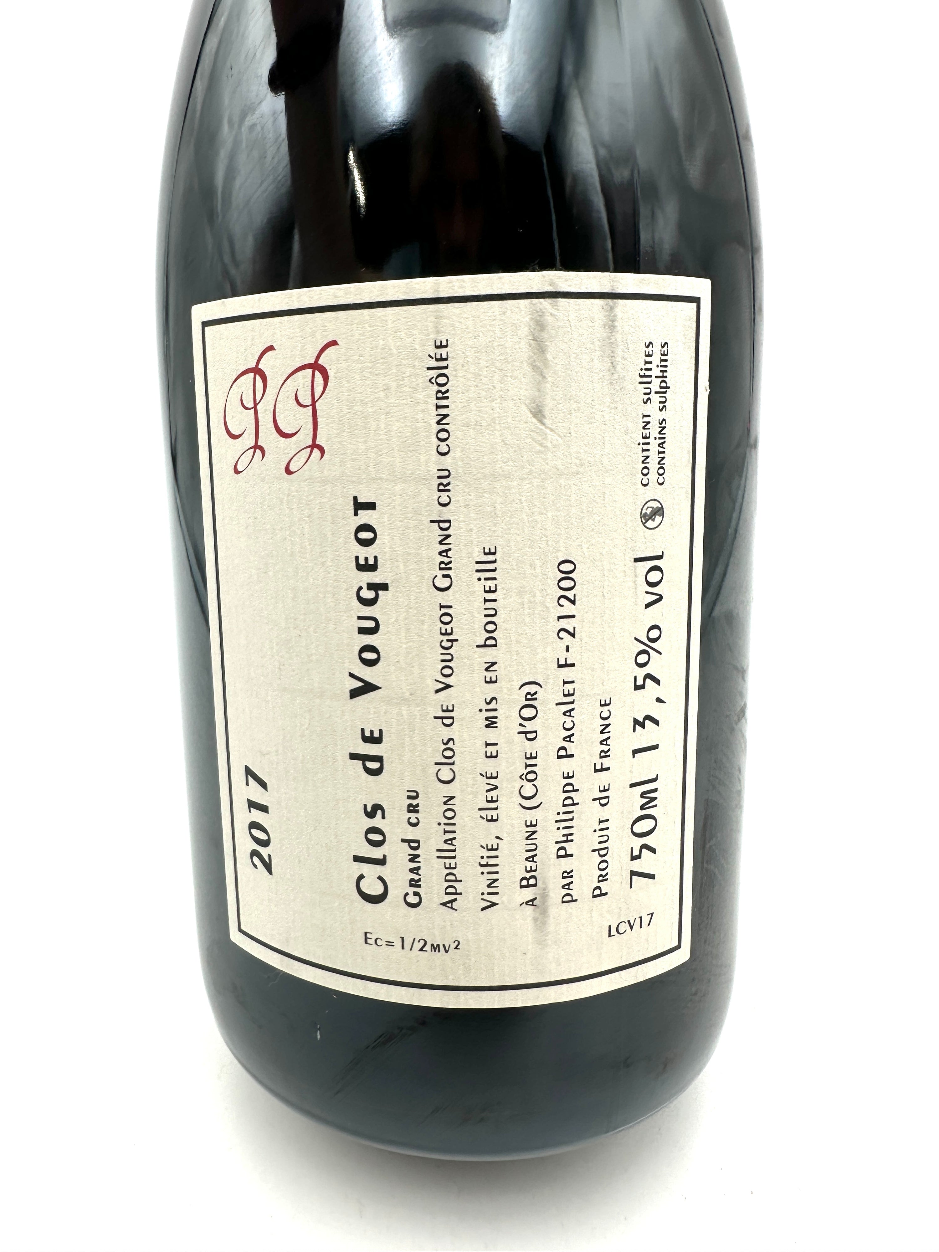 2017 - Philippe Pacalet - Clos Vougeot Grand Cru