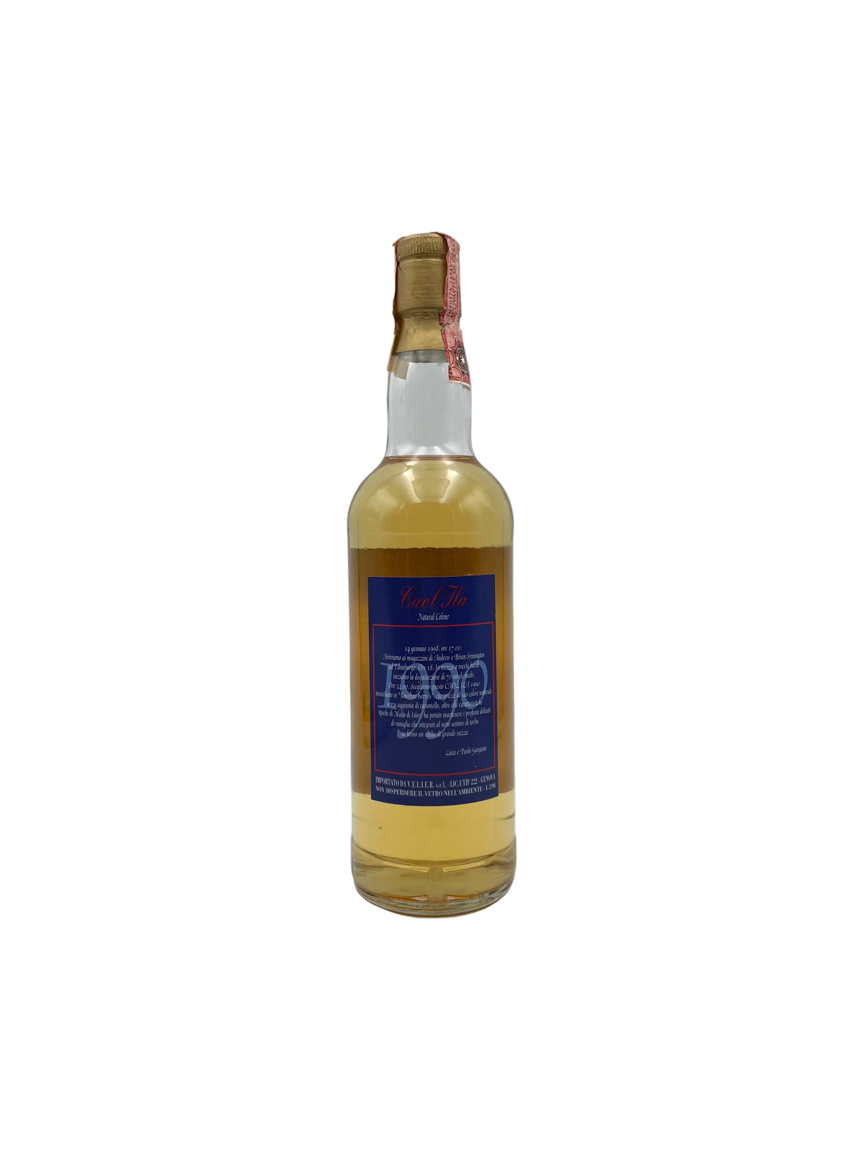 1990 - Caol Ila - Single Islay Malt Scotch Whisky - Selected Velier - Bottl. 1998