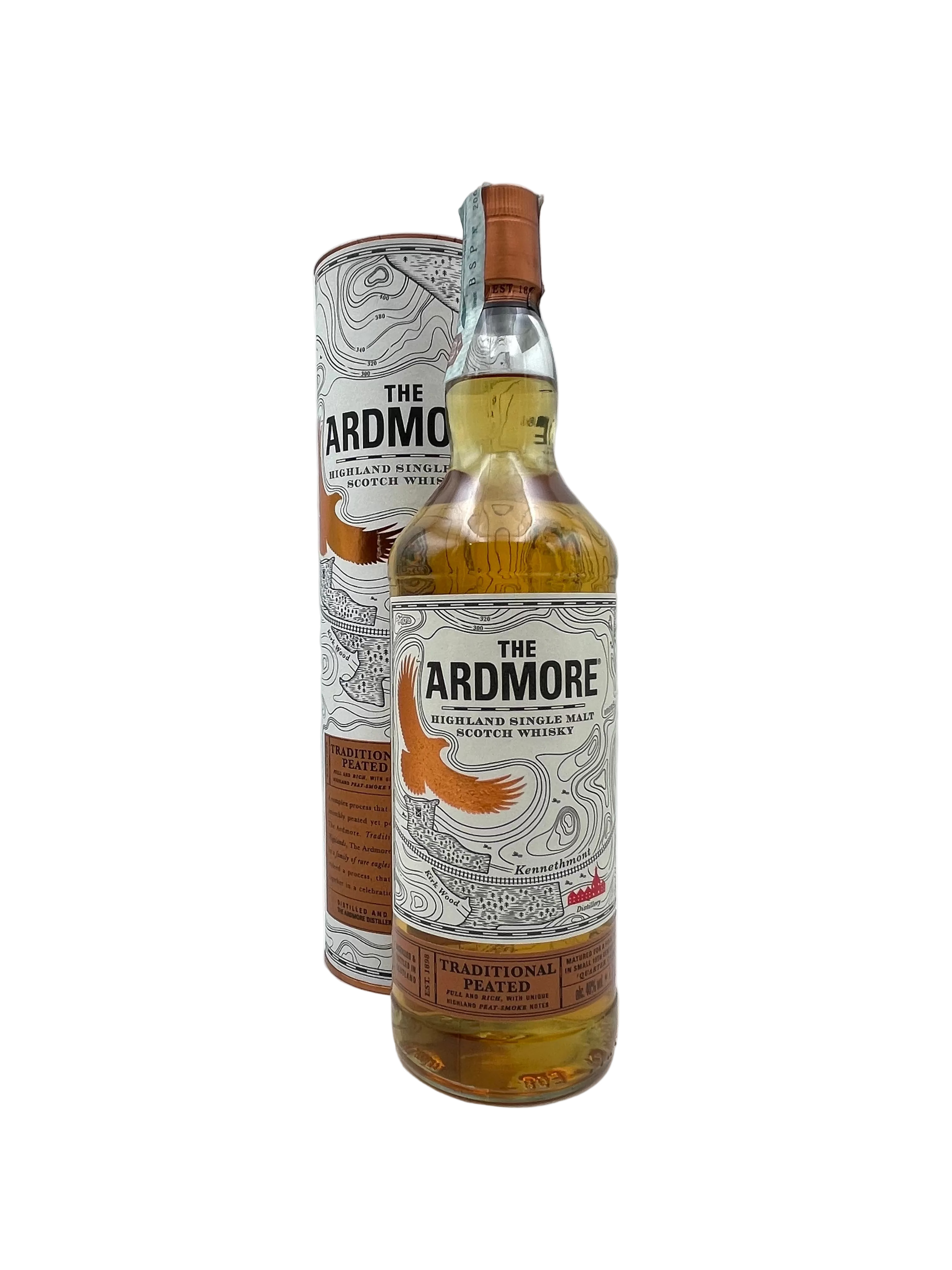 The Ardmore - Traditional Peated Highland Single Malt Scotch Whisky - Anni '00s