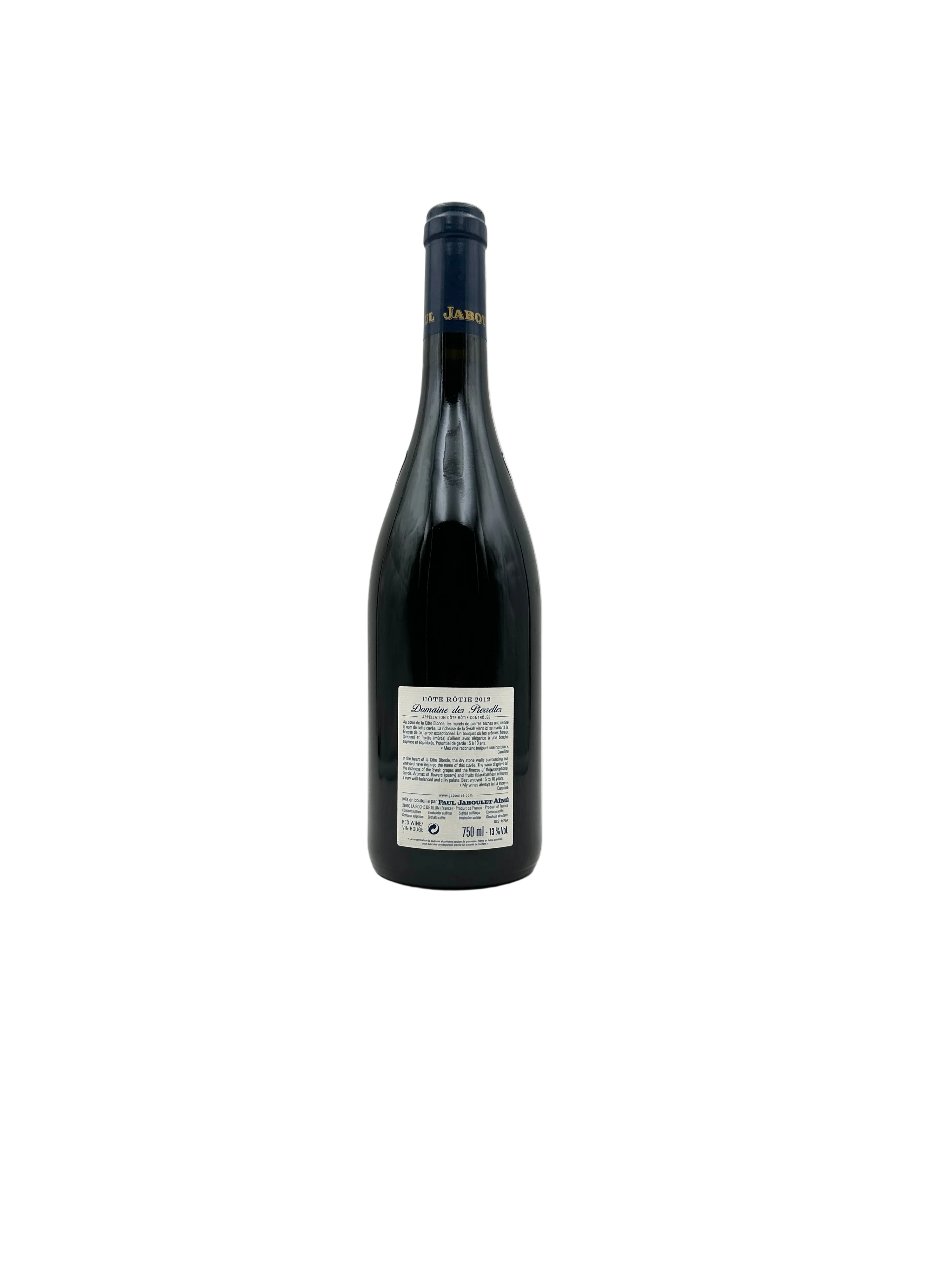 2012 - Paul Jaboulet Aîné - Domaine des Pierrelles Côte Rôtie