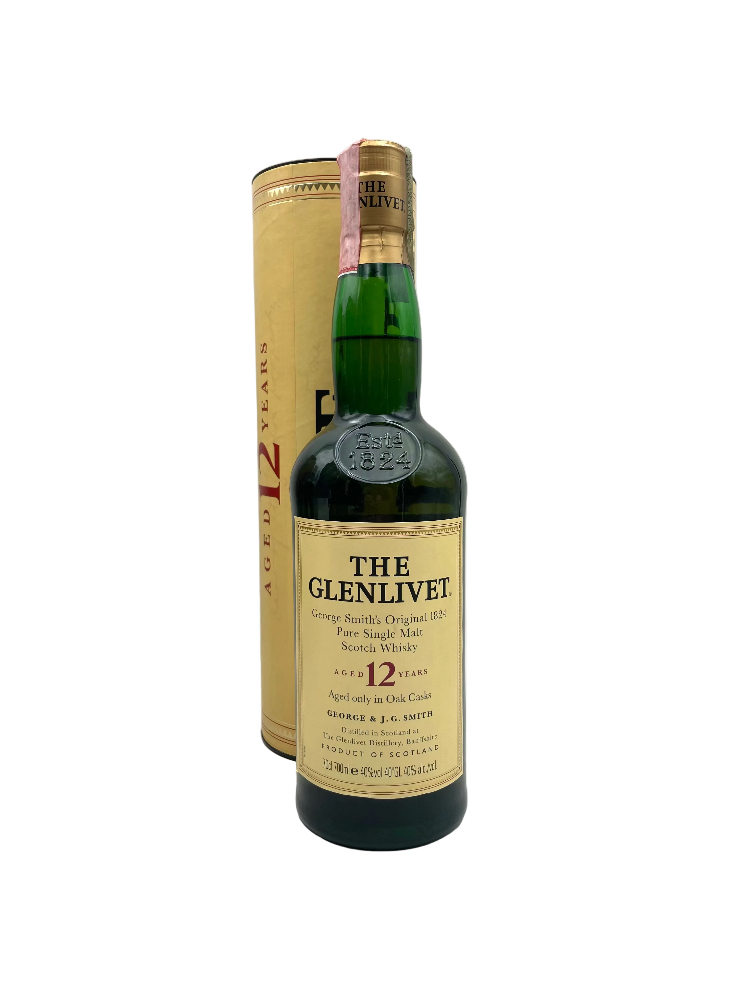 The Glenlivet - 12 YO Pure Single Malt Scotch Whisky - Anni '90s