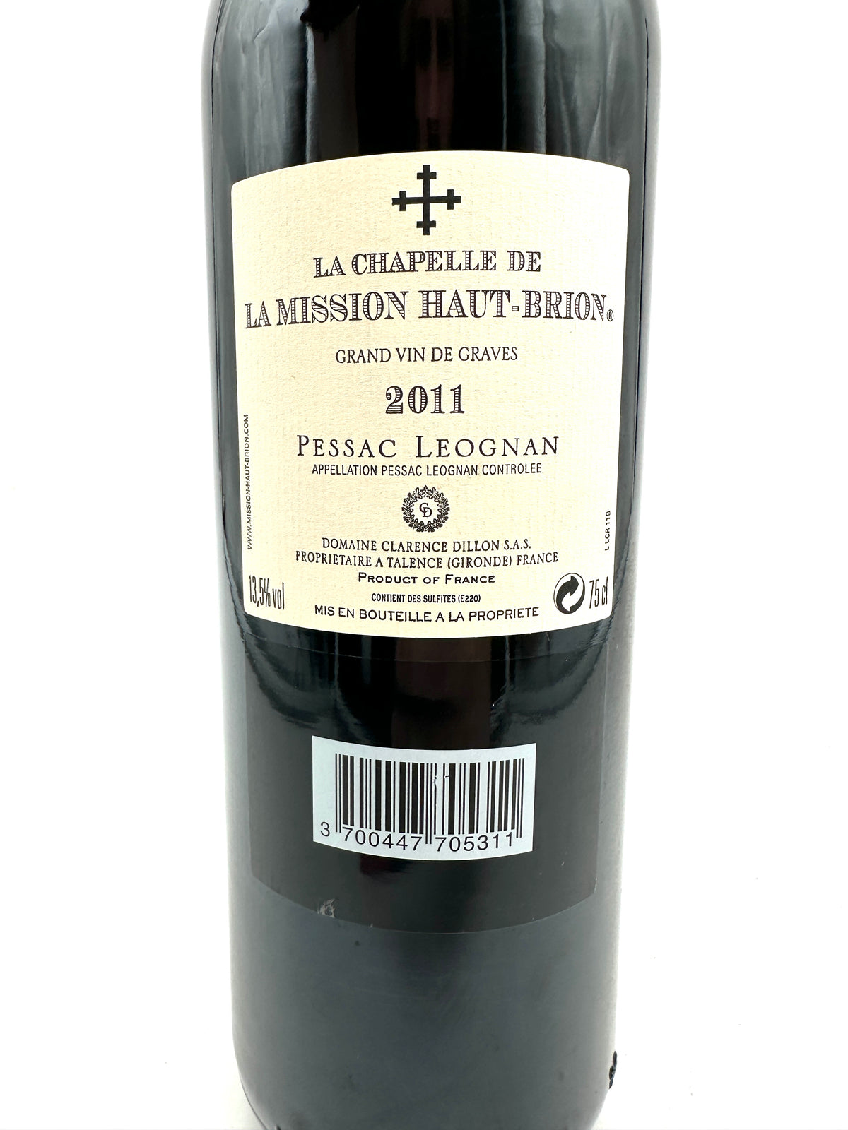 2011 - Chateau La Mission Haut-Brion - La Chapelle