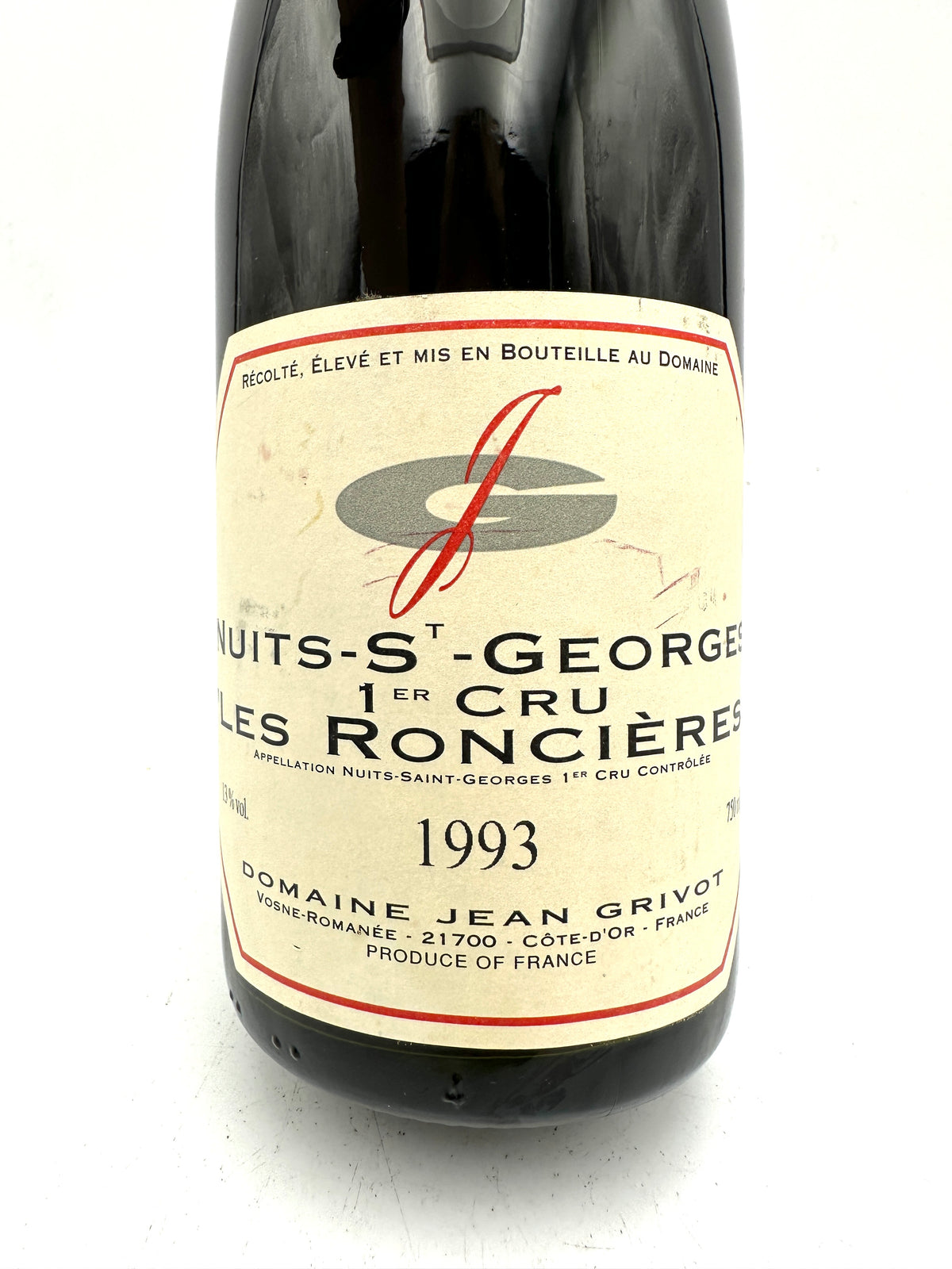 1993 - Domaine Jean Grivot - Nuits-St-Georges 1er Cru Les Roncières