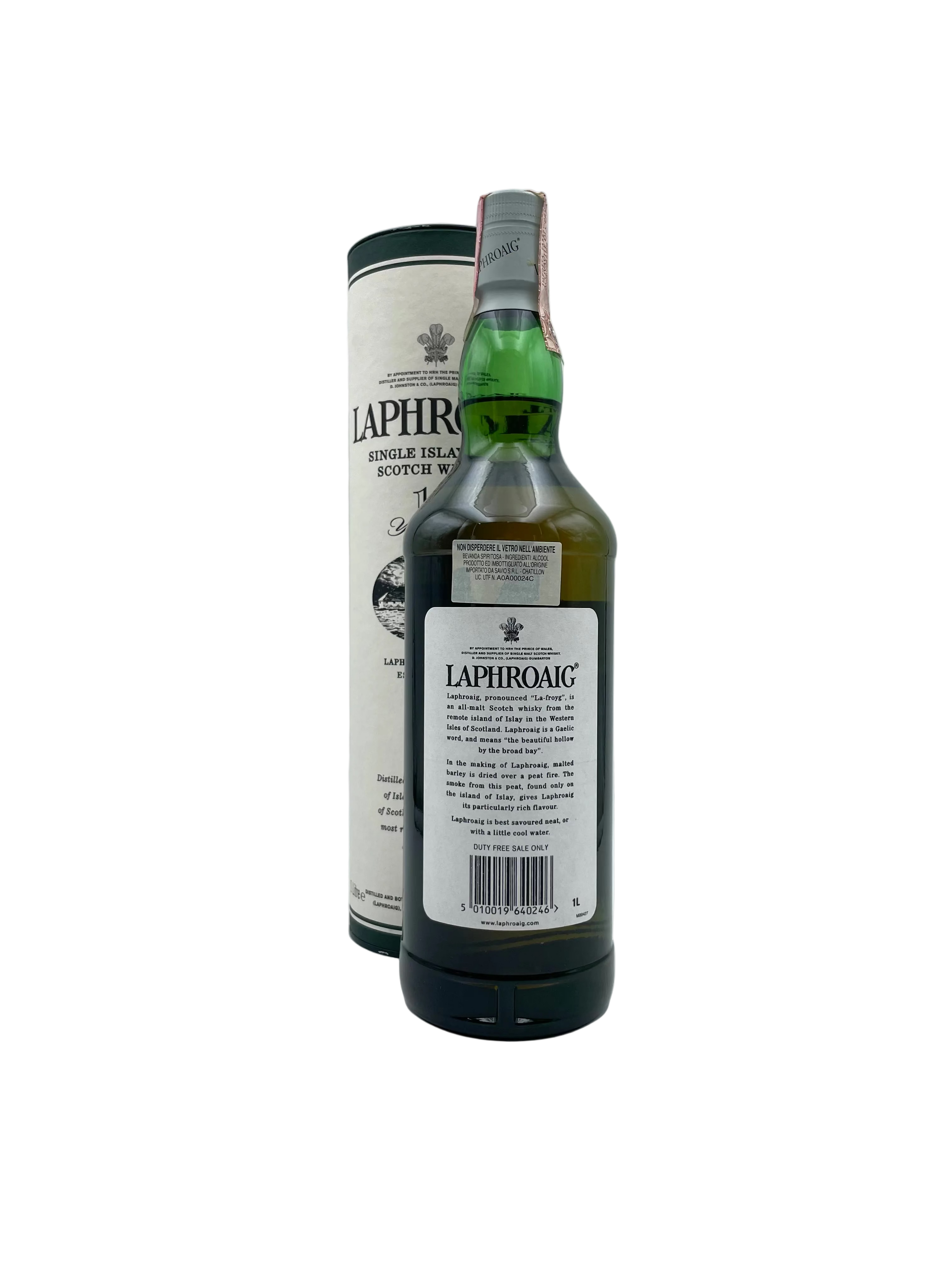 Laphroaig - 10 YO Islay Single Malt Scotch Whisky - Anni '90s