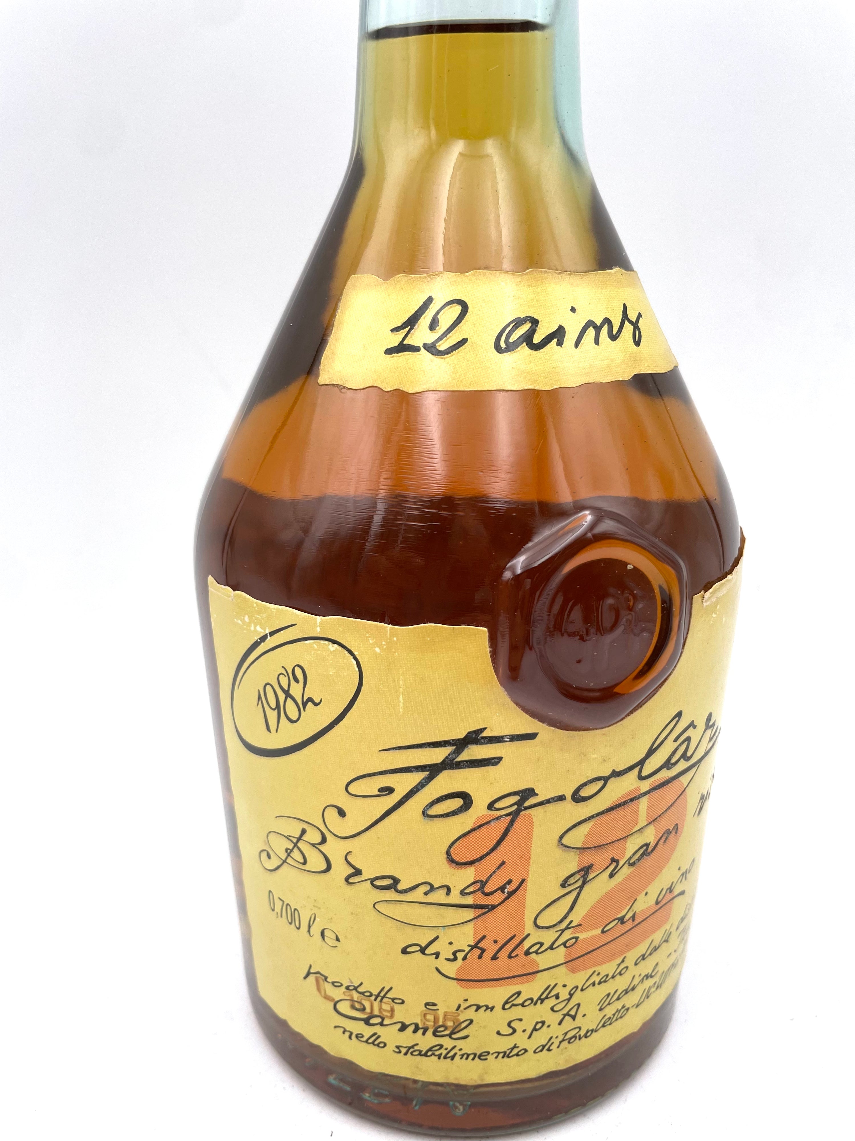 1982 - Camel - Fogolar 12 Year Old Brandy Gran Riserva