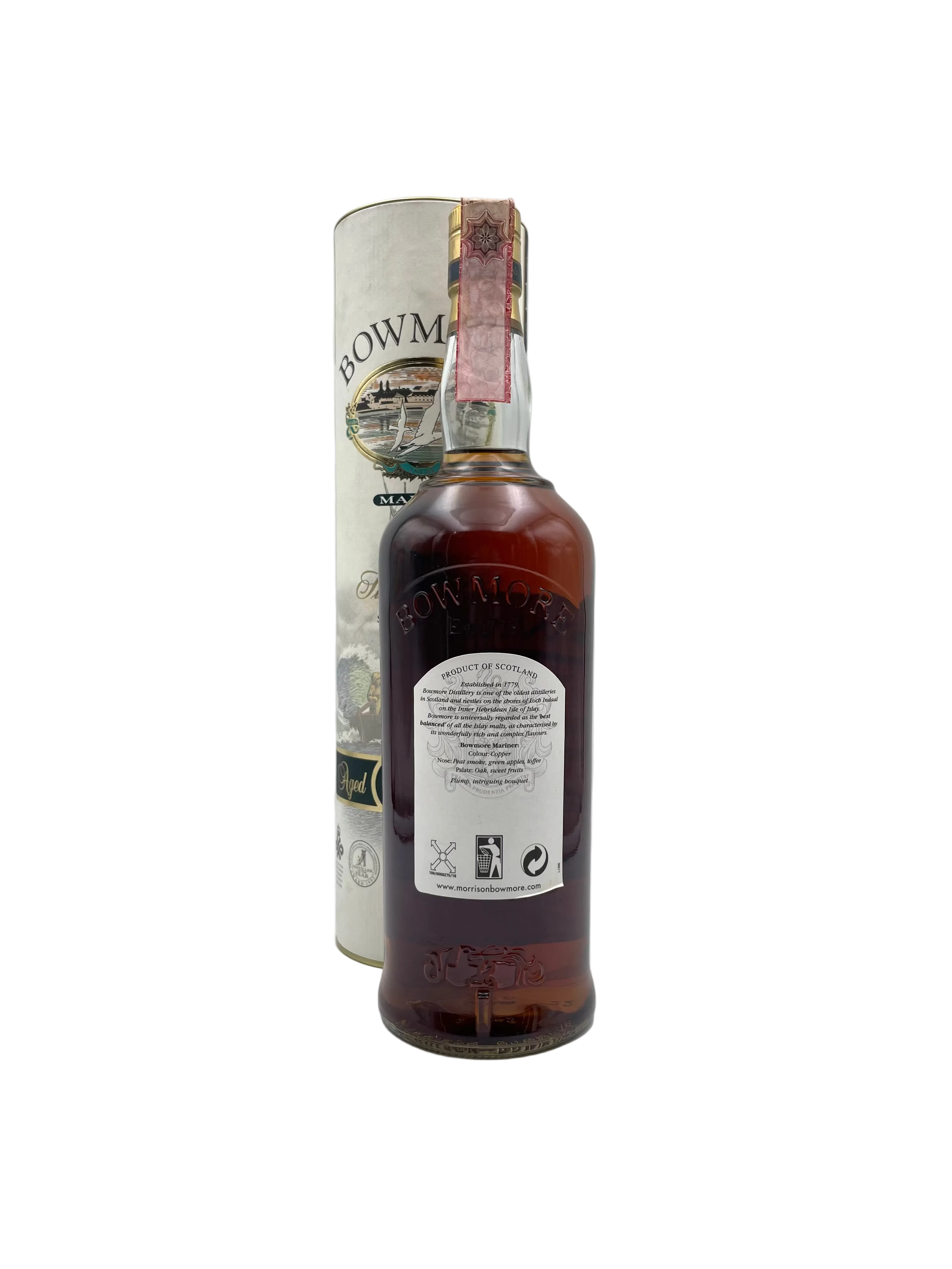 Bowmore - Mariner 15 YO Islay Single Malt Scotch Whisky - 1990s