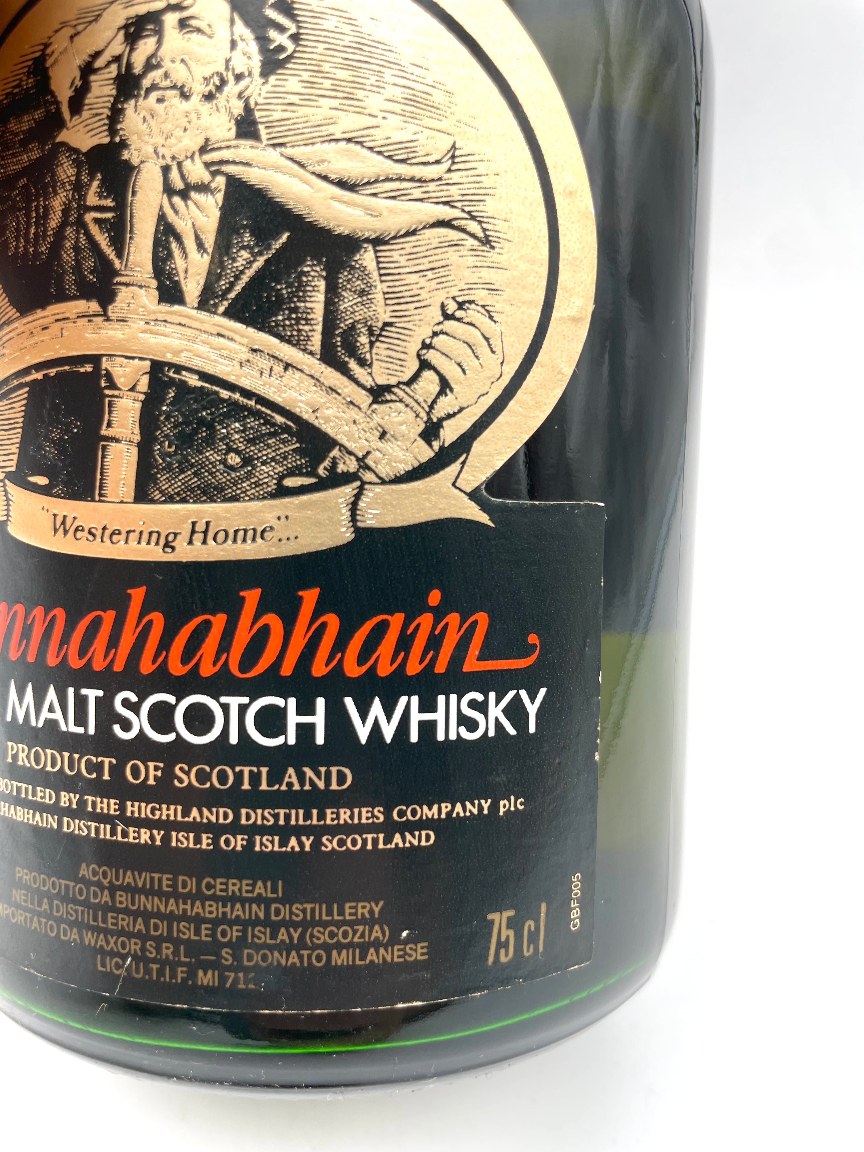 Bunnahabhain - 12 YO Single Malt Scotch Whisky - 1980s