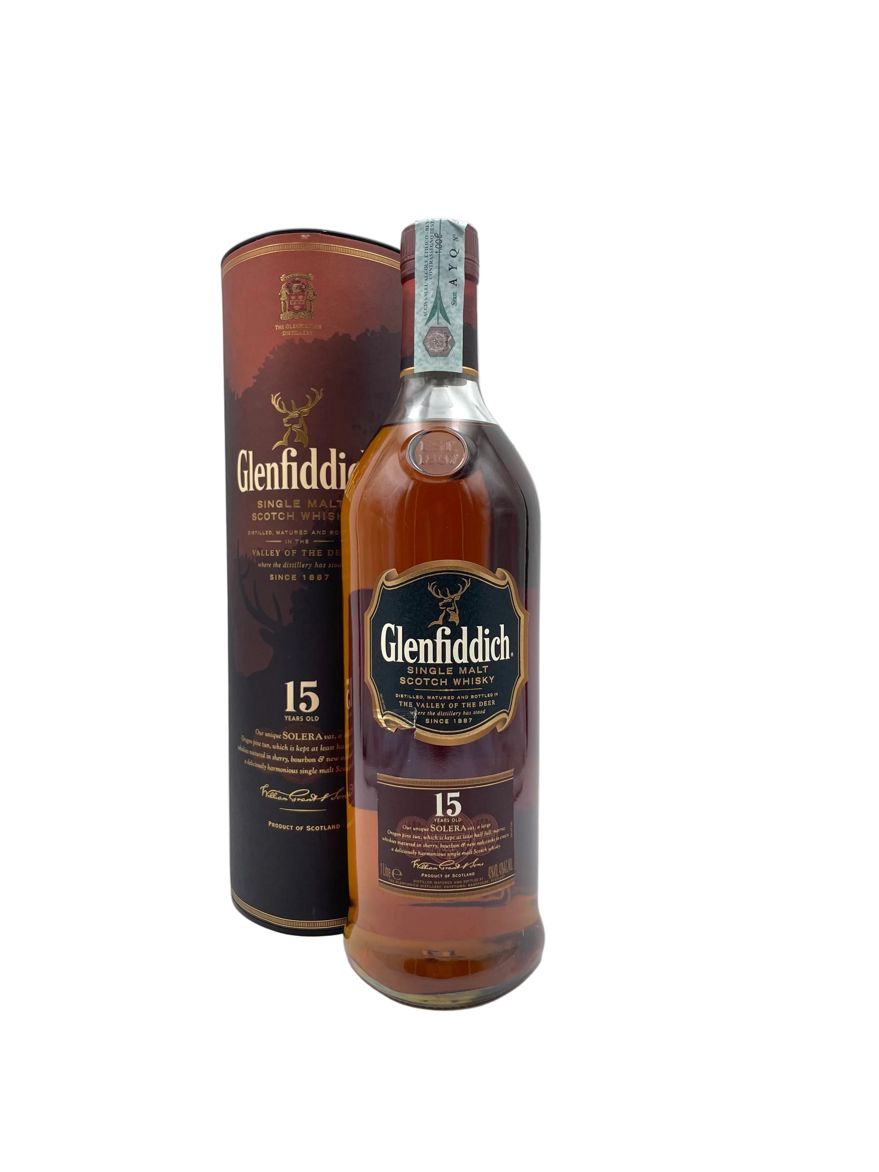 Glenfiddich - 15 YO Solera Single Malt Scotch Whisky - Anni '00s