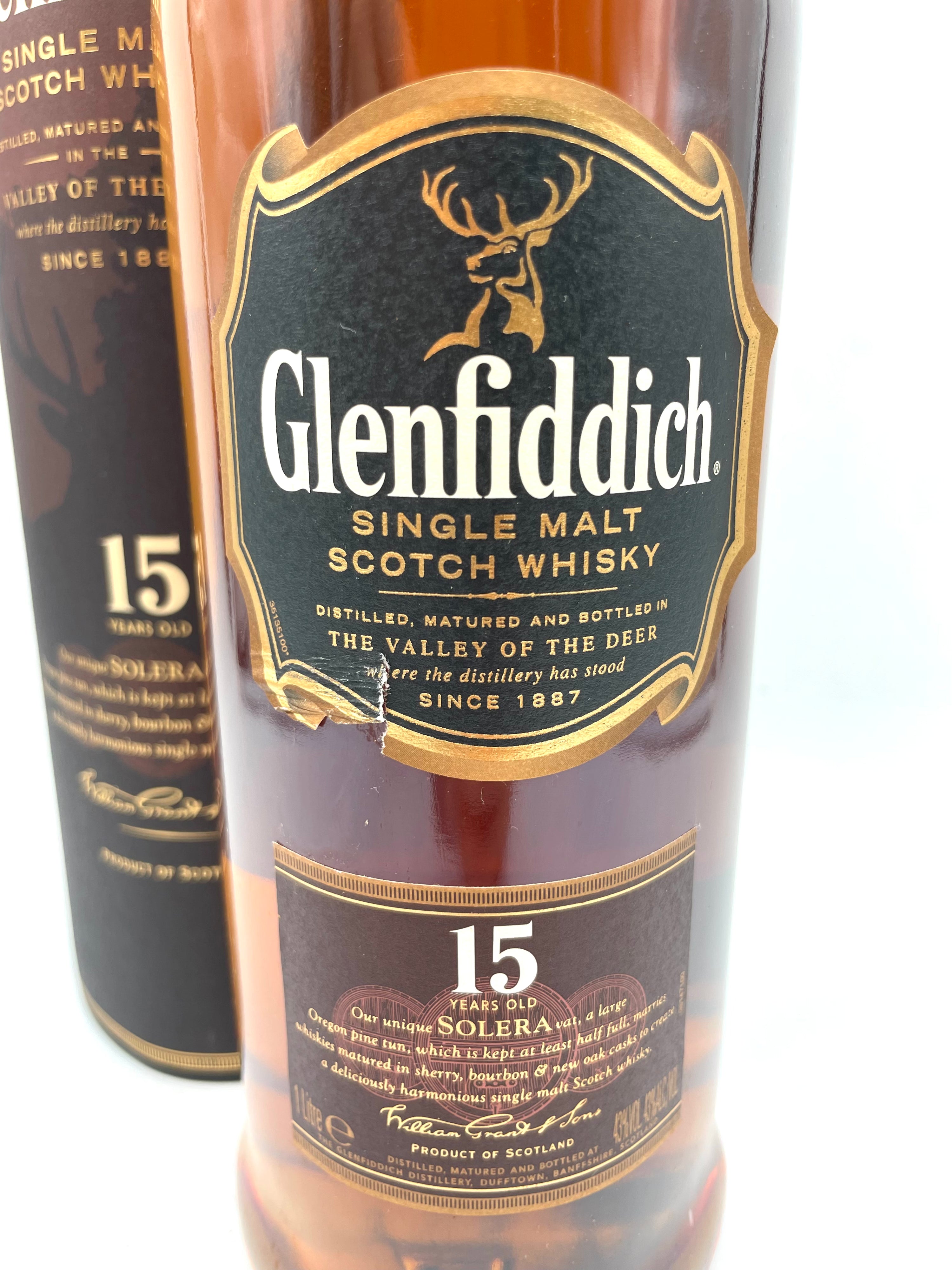 Glenfiddich - 15 YO Solera Single Malt Scotch Whisky - '00s