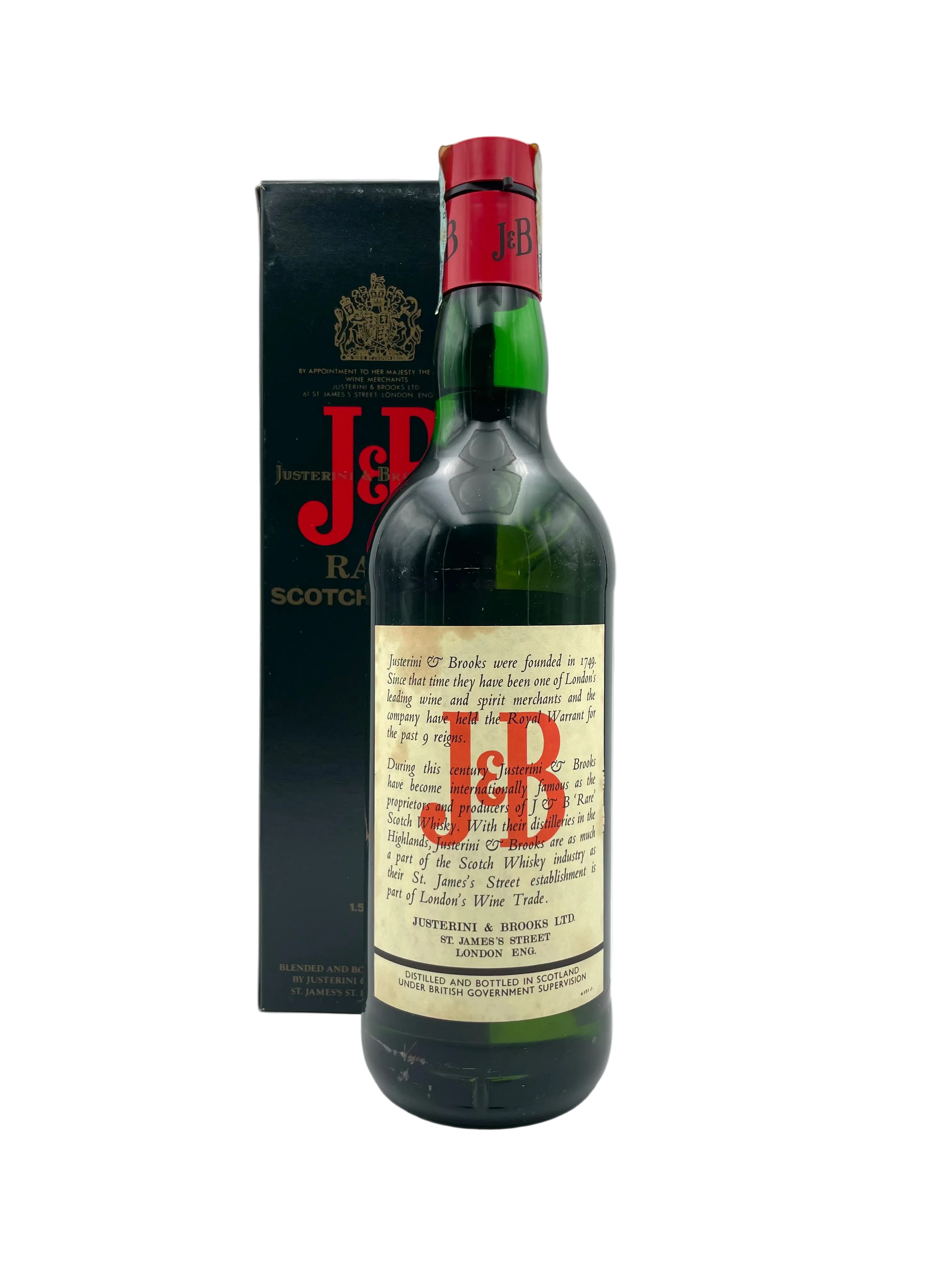 J&B - Rare Blended Scotch Whisky - Anni '70s