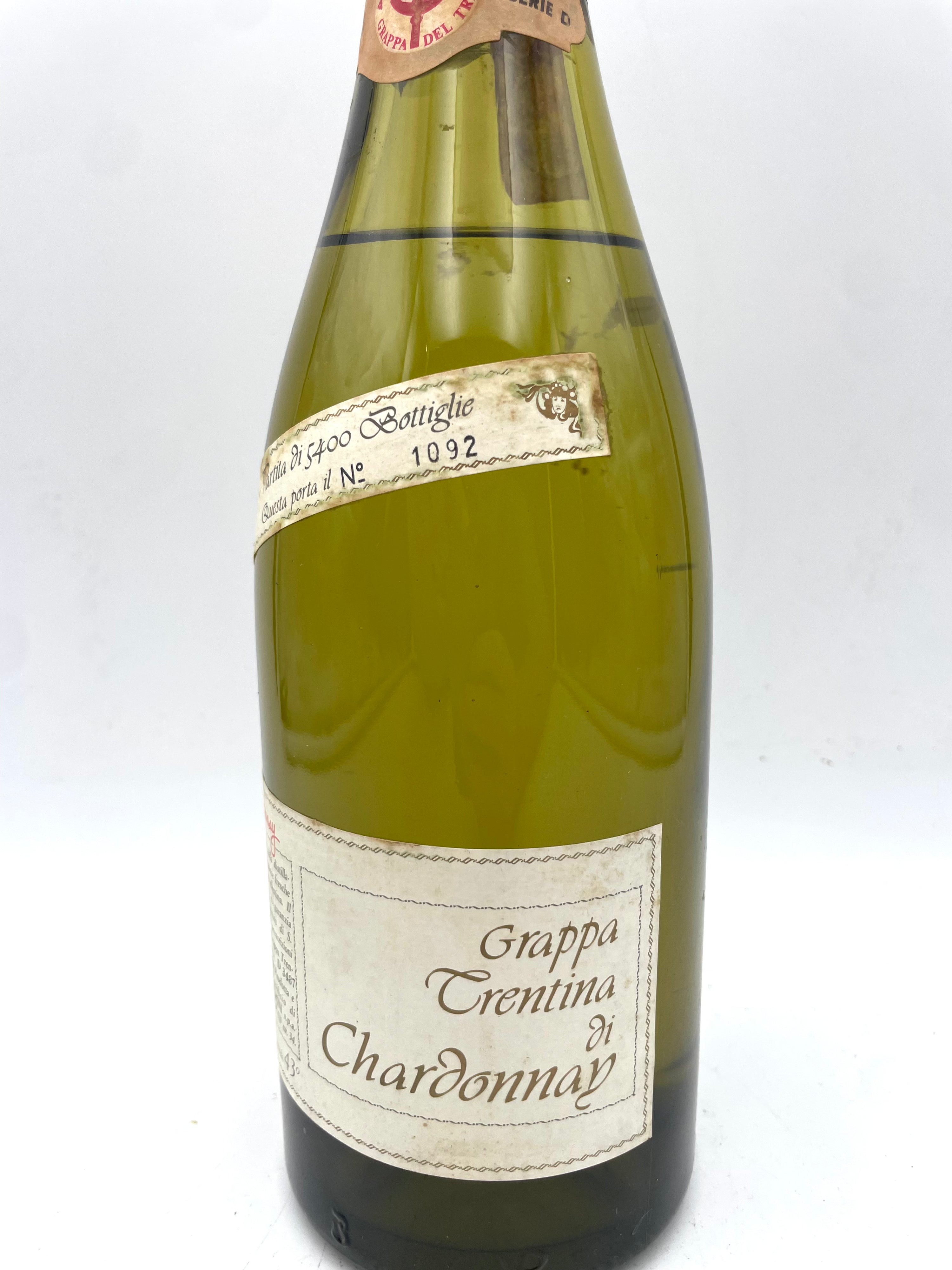Istituto di S. Michele - Mori da Lagariavini - Trentino Chardonnay Grappa - 1980s