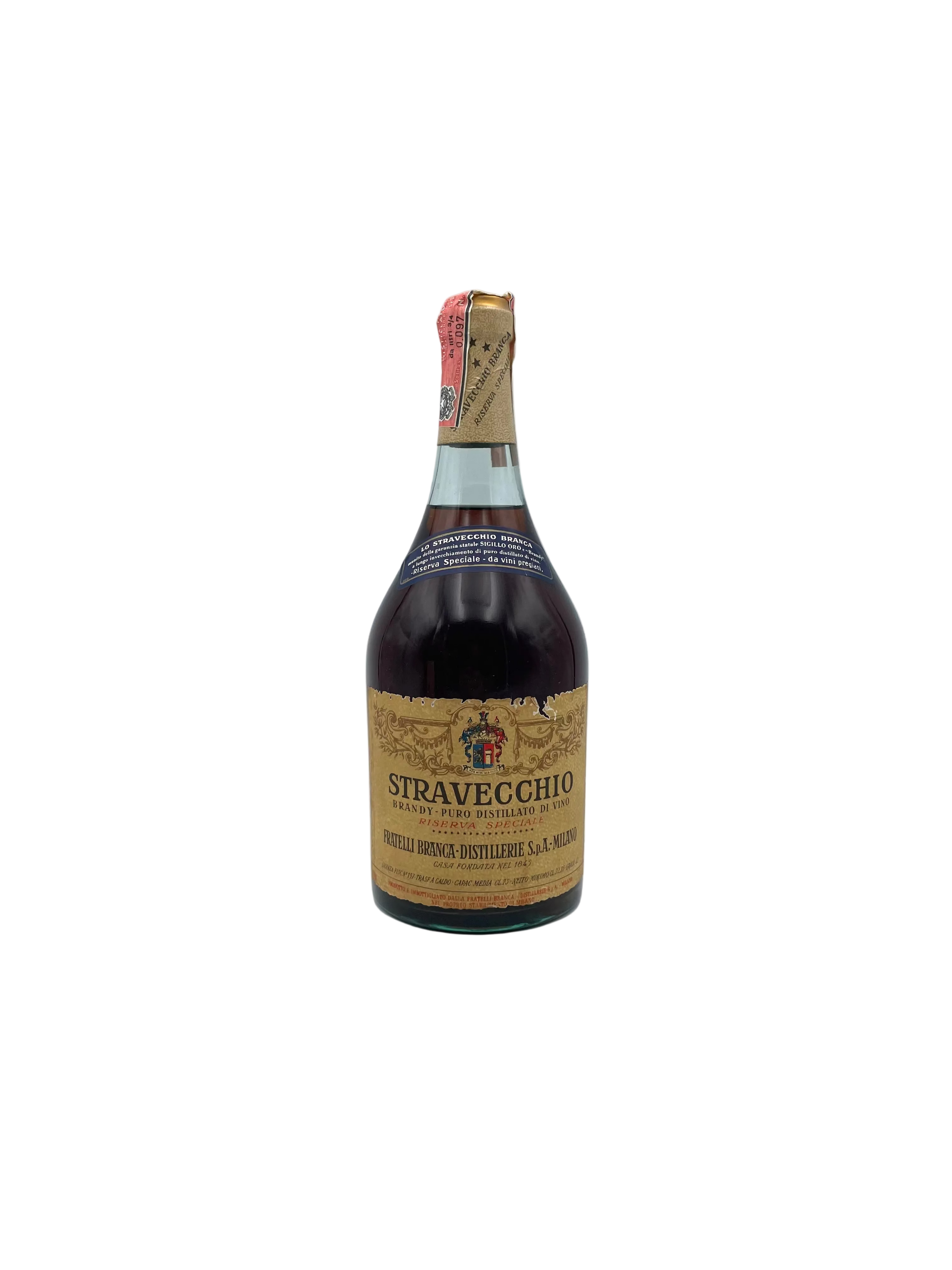 1968 - Fratelli Branca - Brandy Stravecchio Riserva Speciale