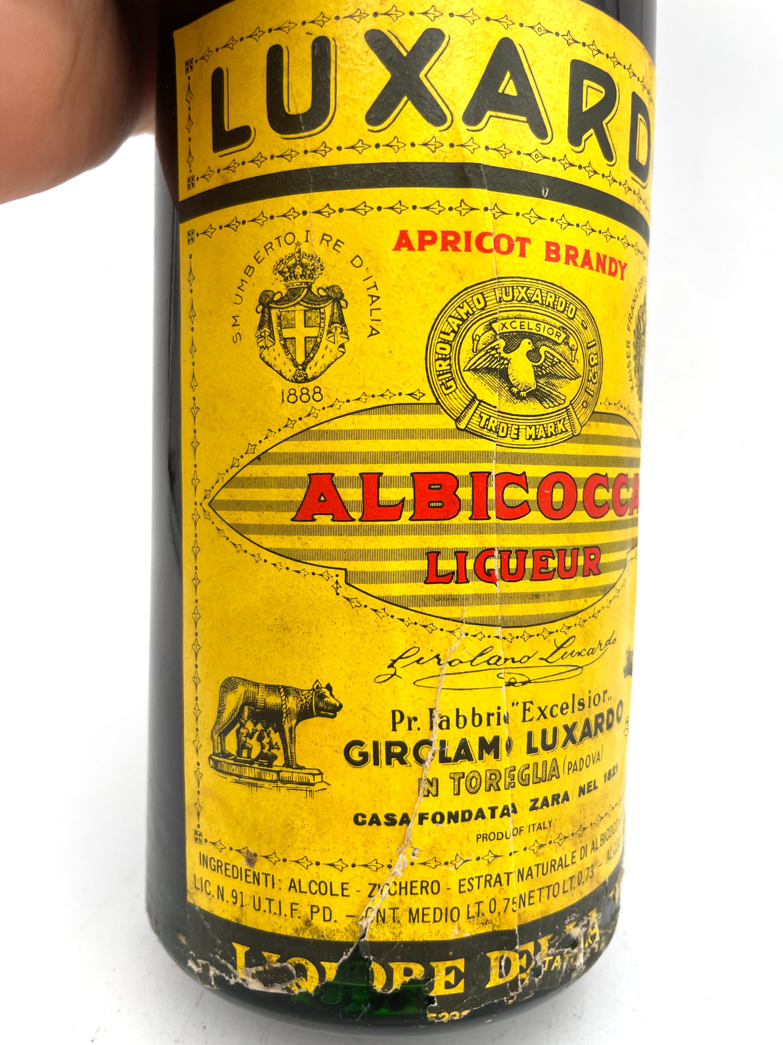 Luxardo - Apricot Brandy - Apricot Liqueur - 1980s