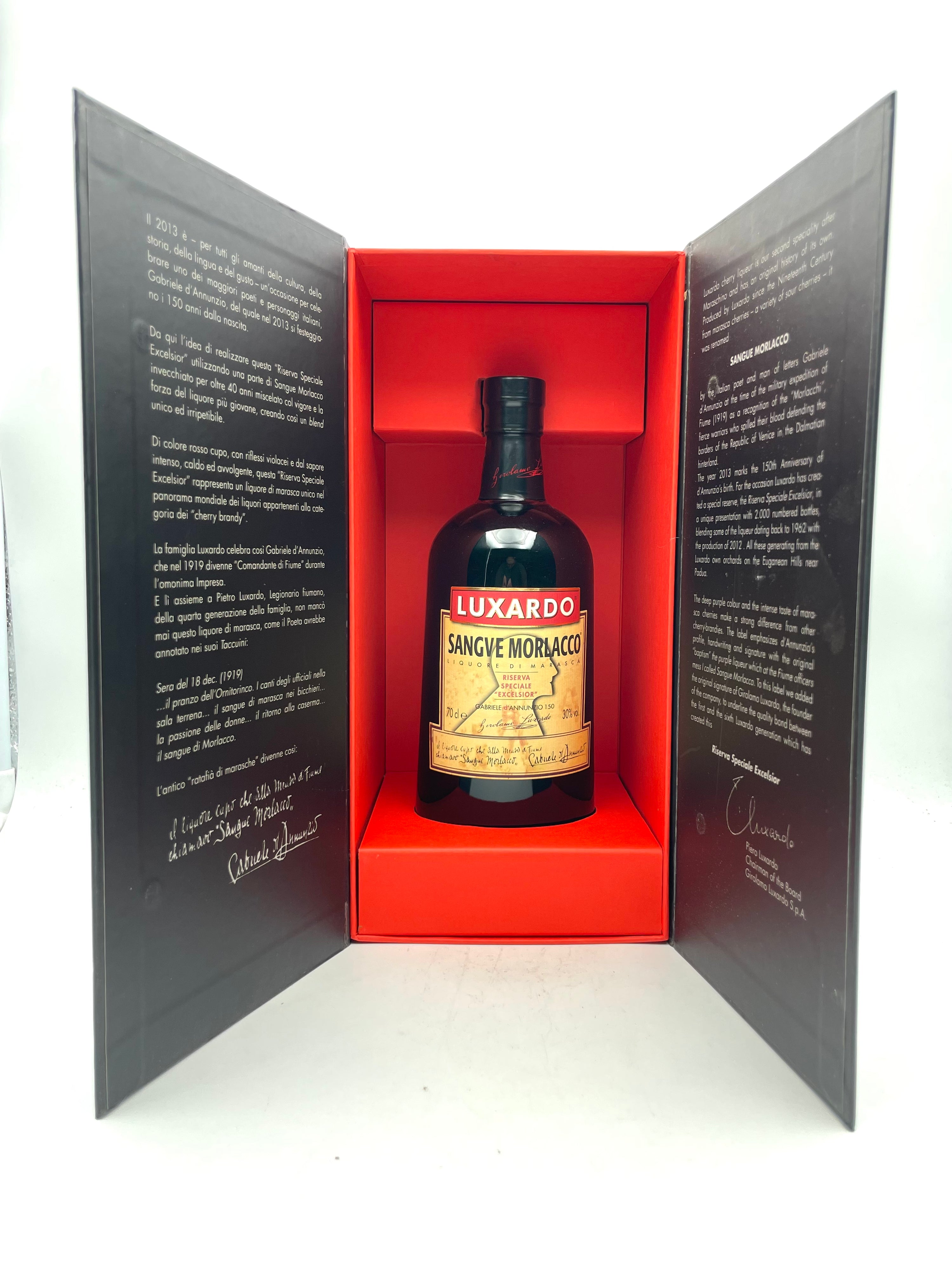 Luxardo - Sangue Morlacco Special Reserve Excelsior - Gabriele d'Annunzio 150th Anniversary Special Edition - 2000s
