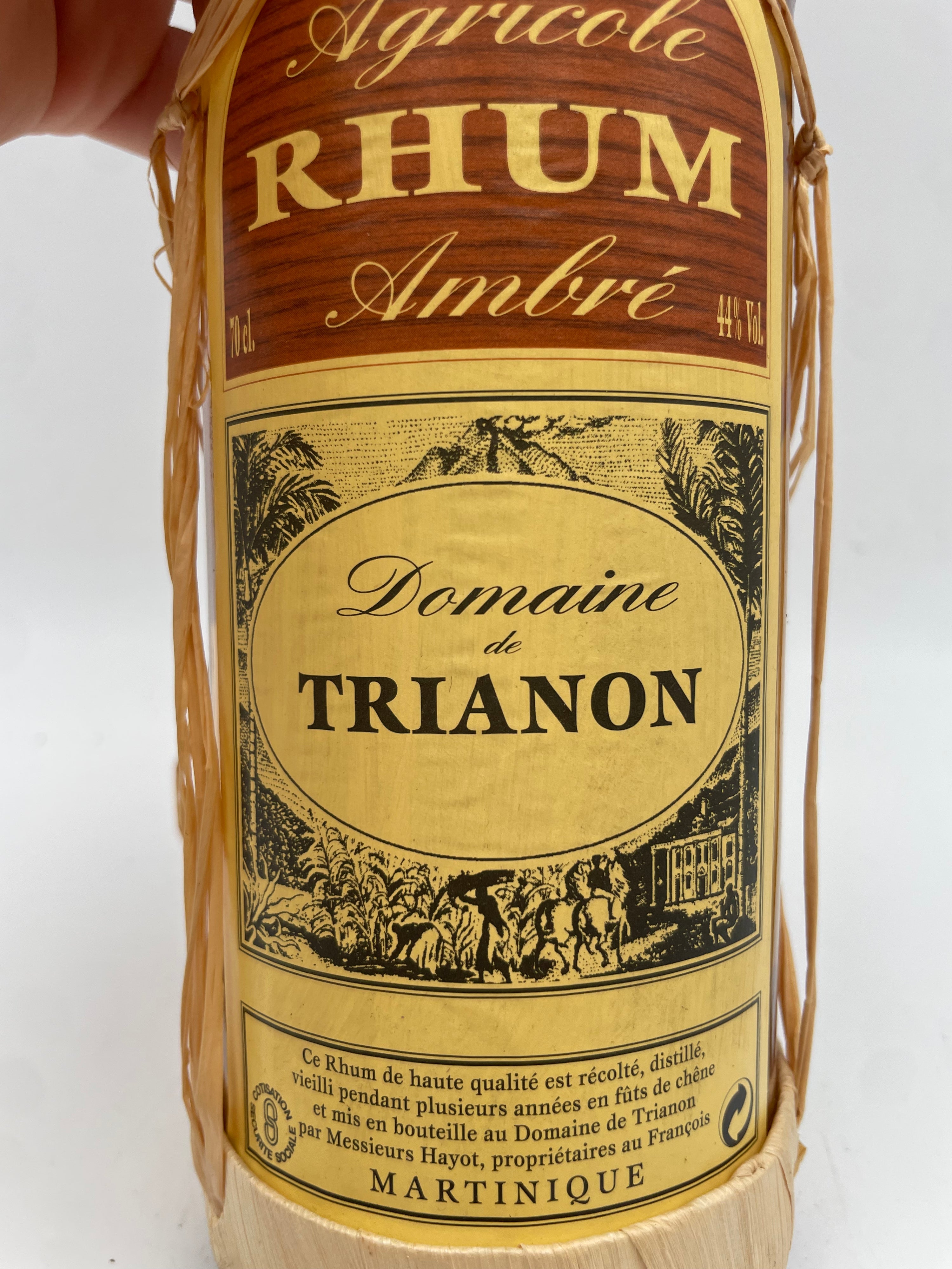 Domaine de Trianon - Amber Agricole Rum - 1990s