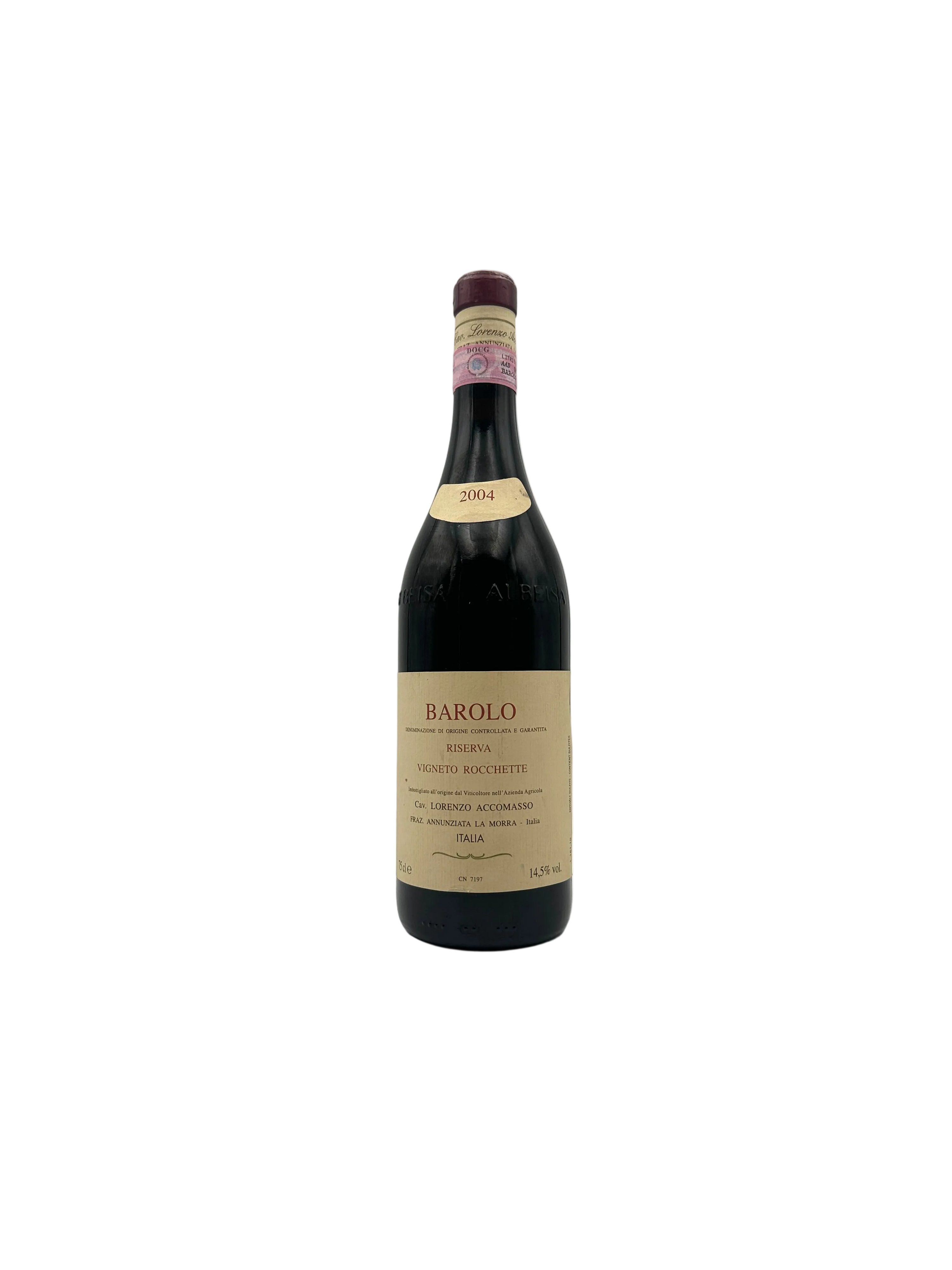 2004 - Cav. Lorenzo Accomasso - Barolo Vigneto Rocchette Riserva