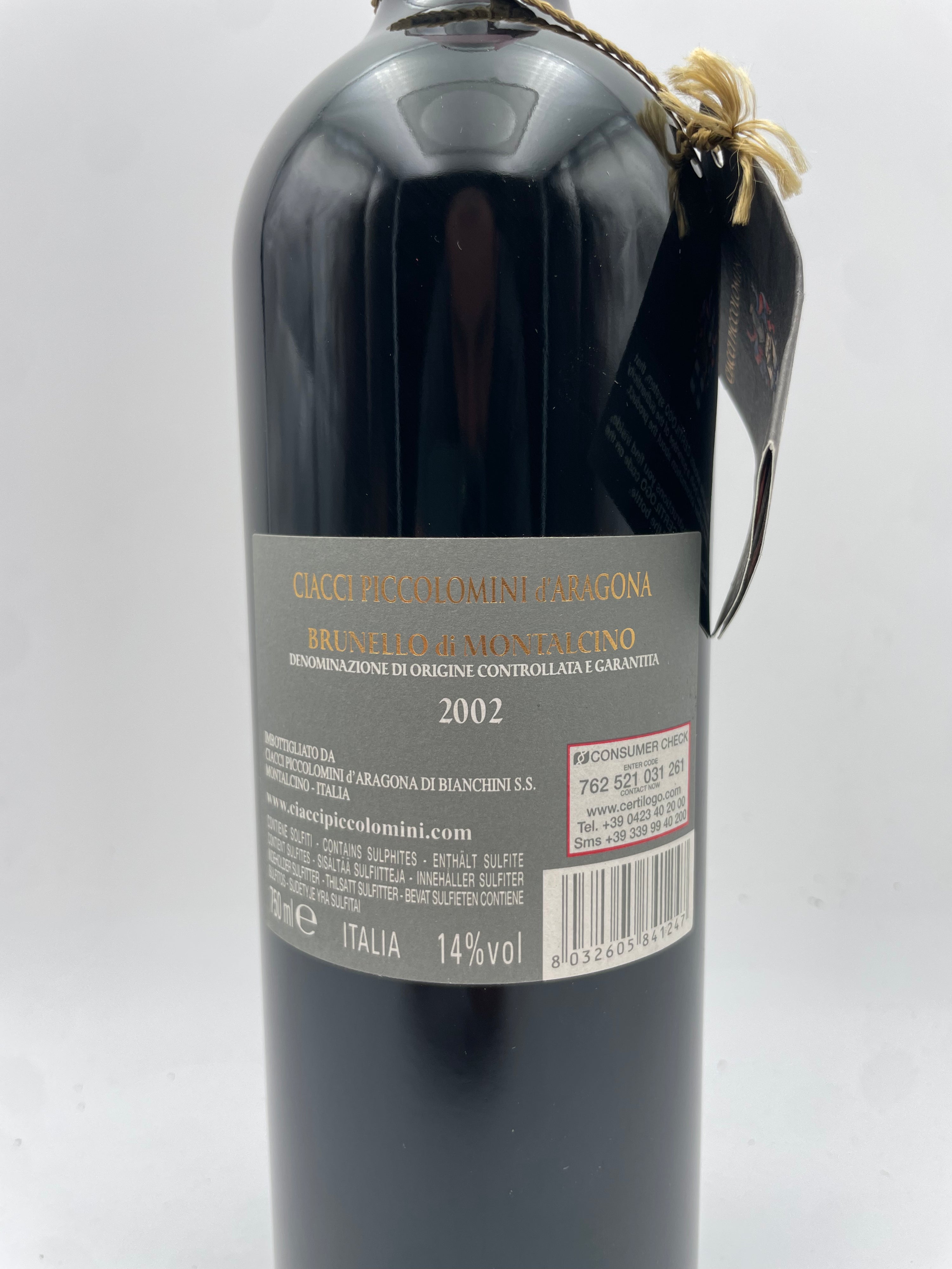 2002 - Ciacci Piccolomini d’Aragona - Brunello di Montalcino
