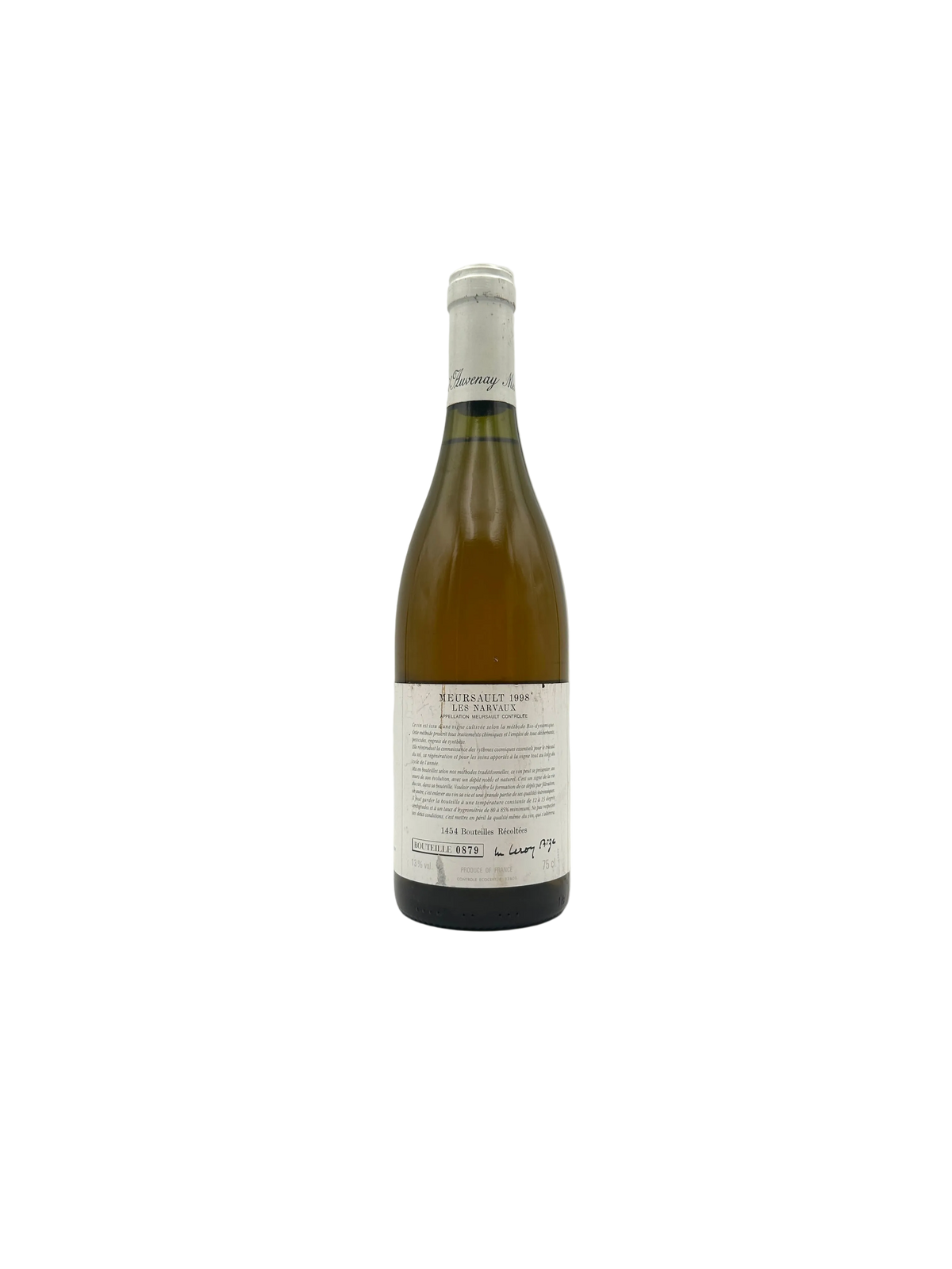 1998 - Domaine d'Auvenay (Lalou Bize-Leroy) - Mersault Les Narvaux