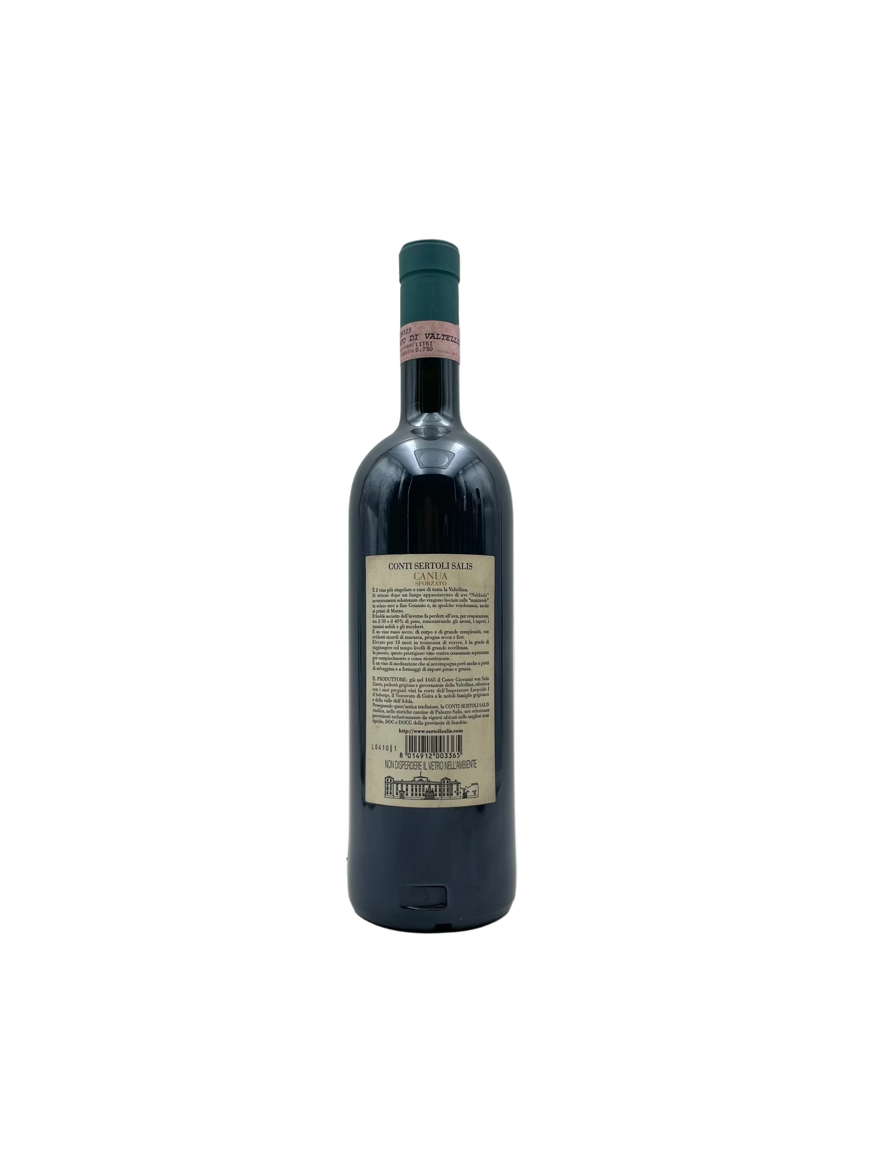 2001 - Conti Sertoli Salis - Canua Sforzato di Valtellina